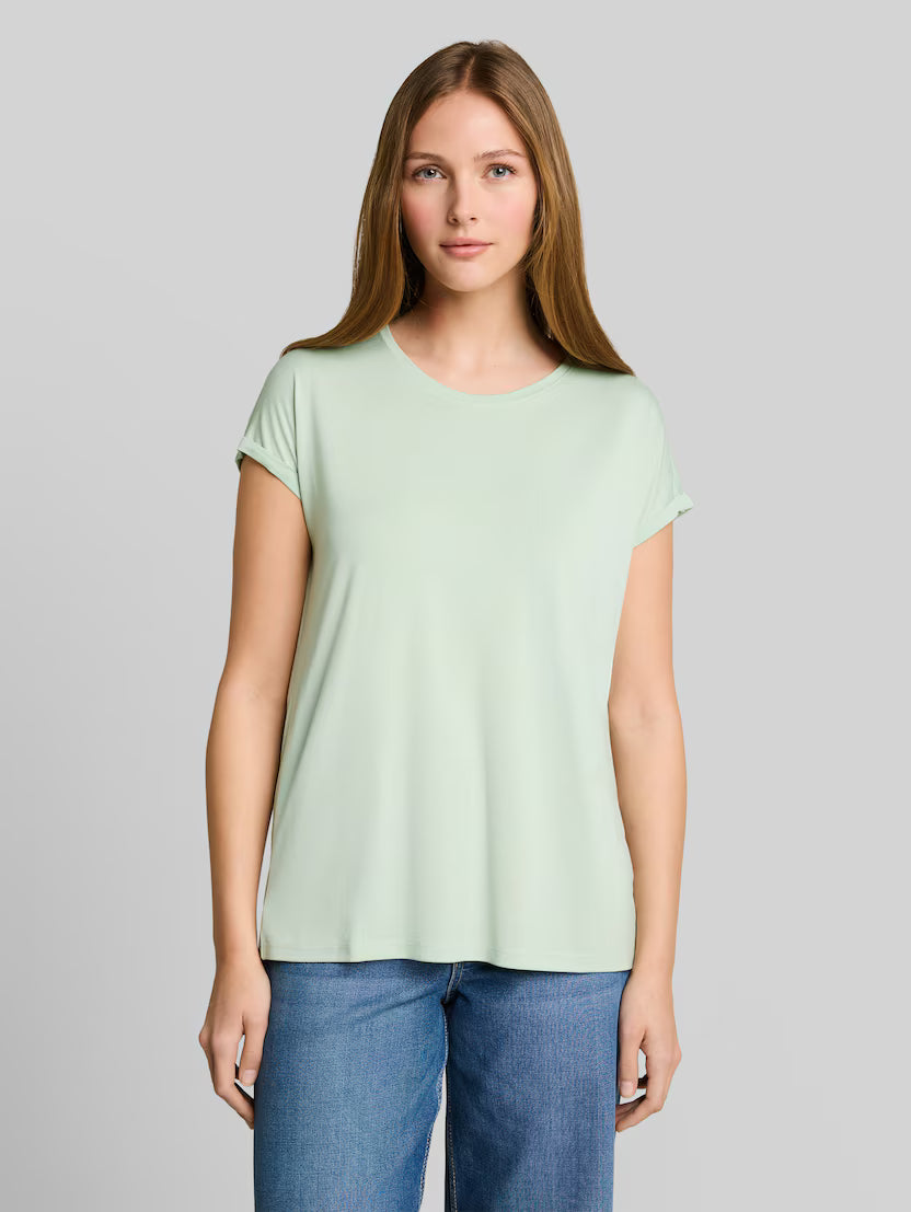 Tom Tailor Mint Plain Loose-Fit T-Shirt