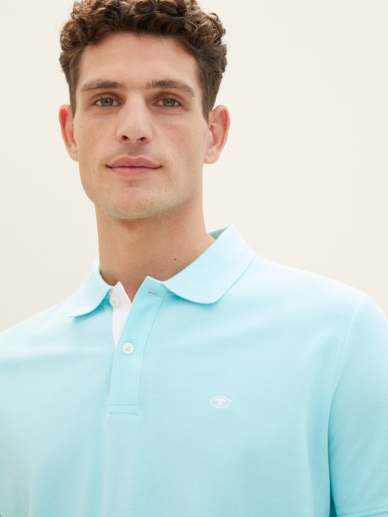 Tom Tailor Men Casual Turquoise  Polo