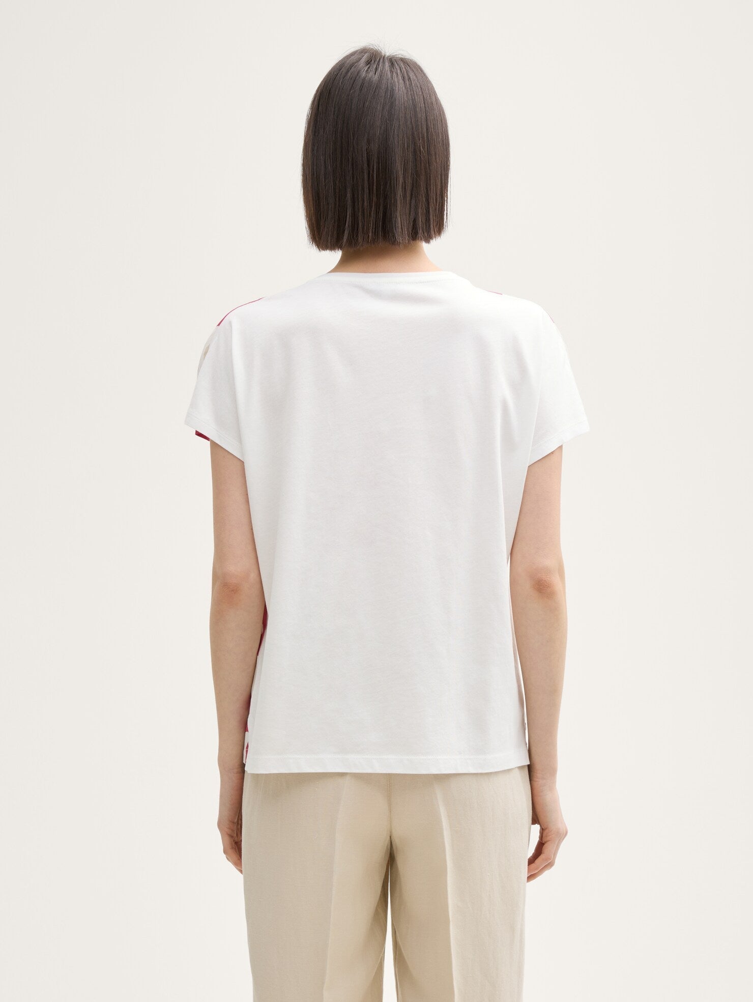 Tom Tailor Whisper White T-Shirt With Design
