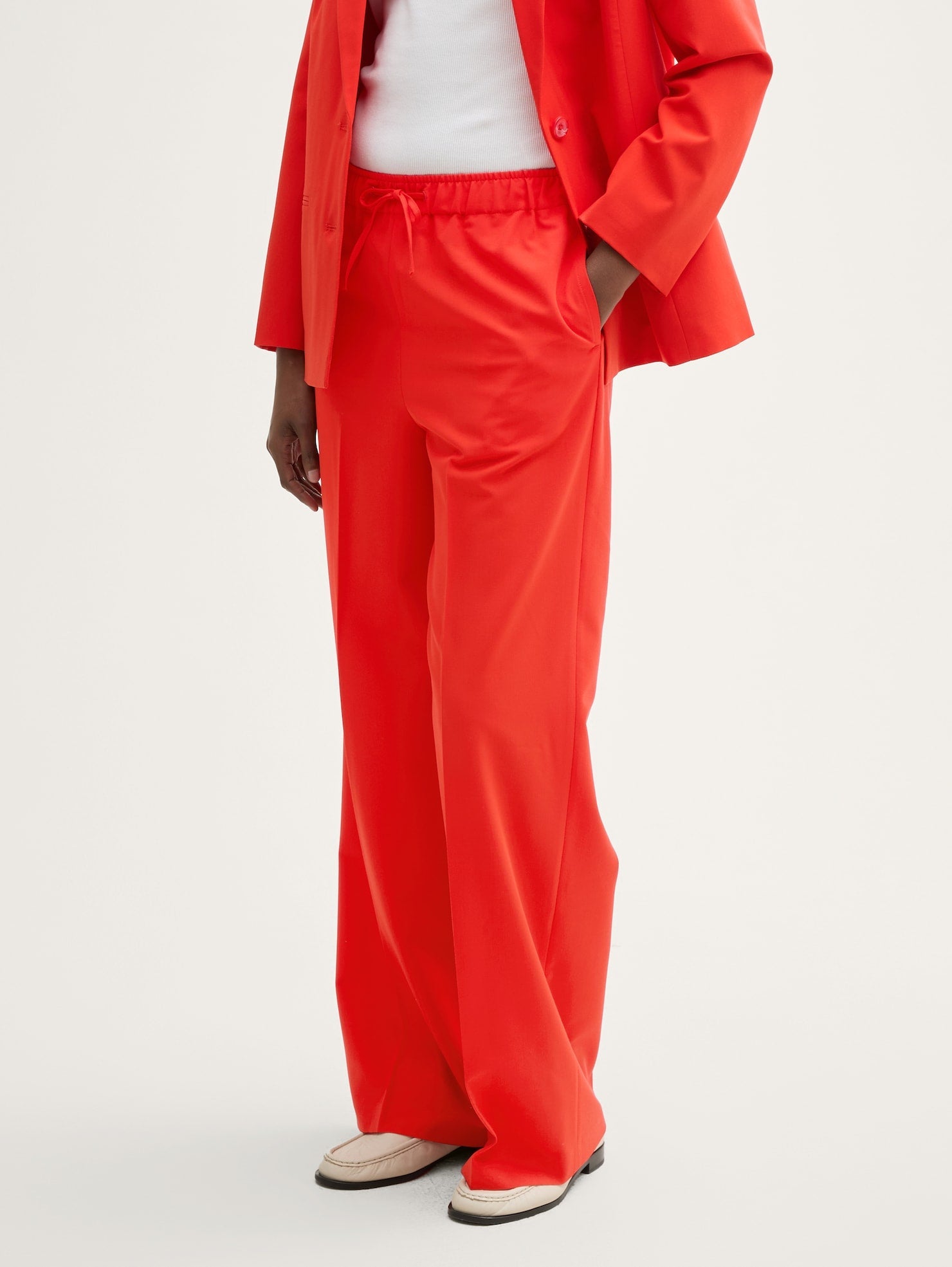 Tom Tailor Scarlet Red Wide Leg Pant