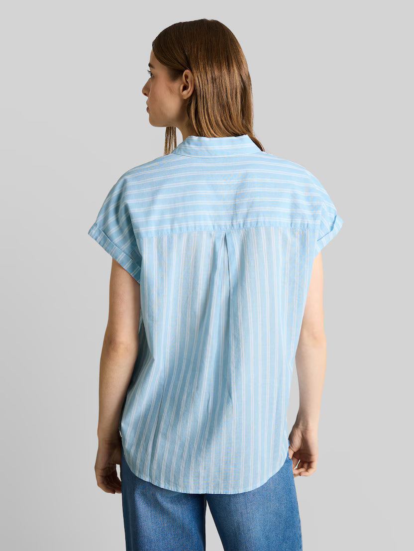 Tom Tailor Blue White Striped Shirt