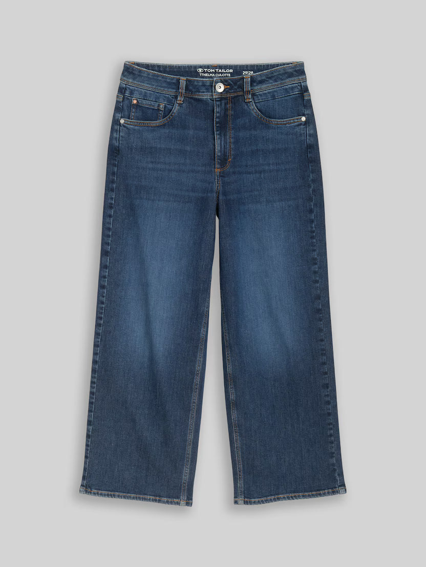 Tom Tailor Mid Stone Bright Blue High Waisted Jeans
