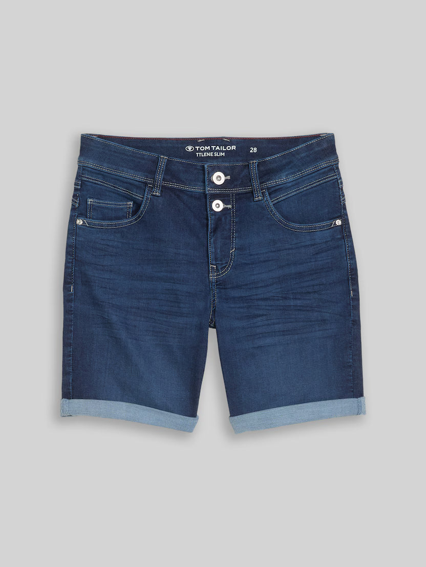 Tom Tailor Dark Blue Denim Shorts
