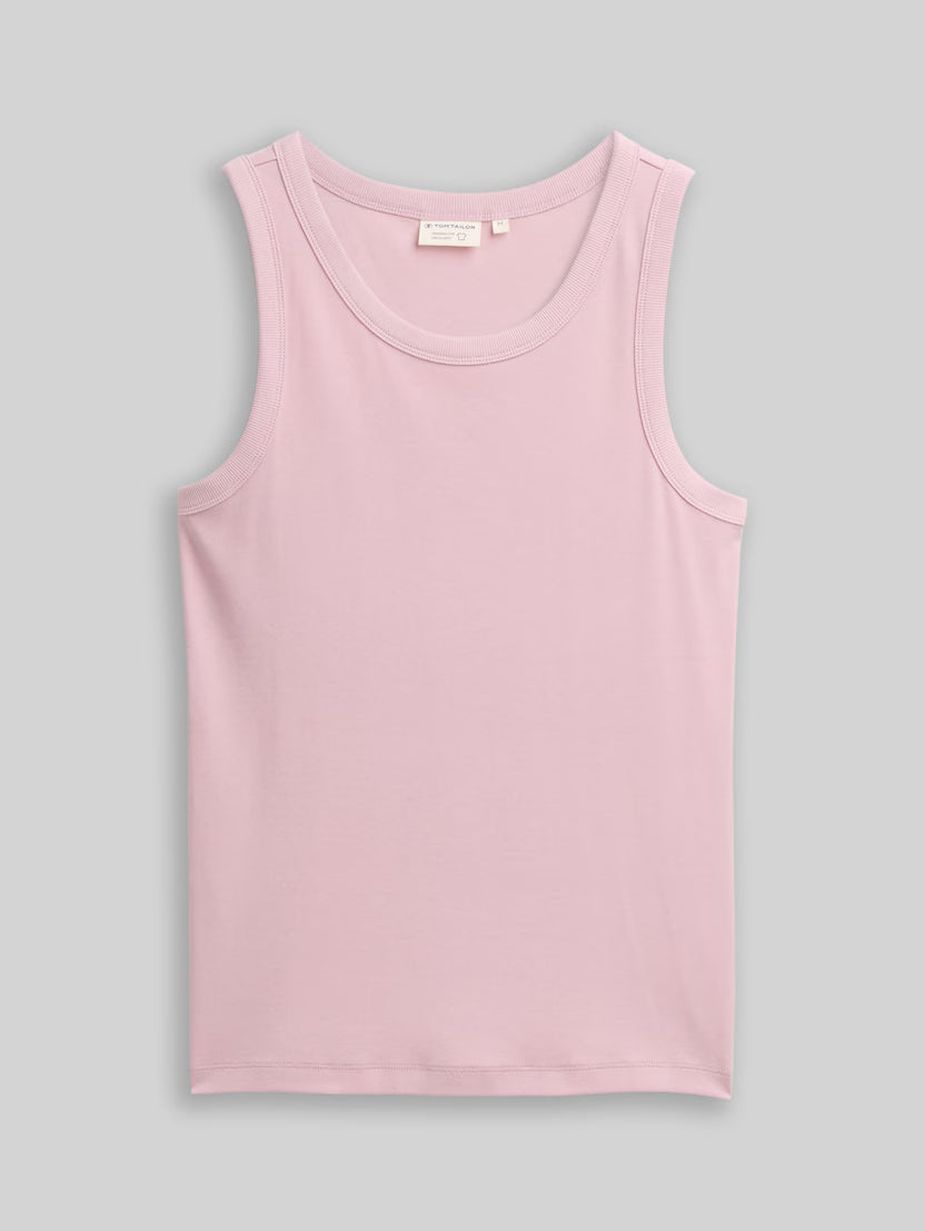 Tom Tailor Light Elderberry Basic Top With Stretch