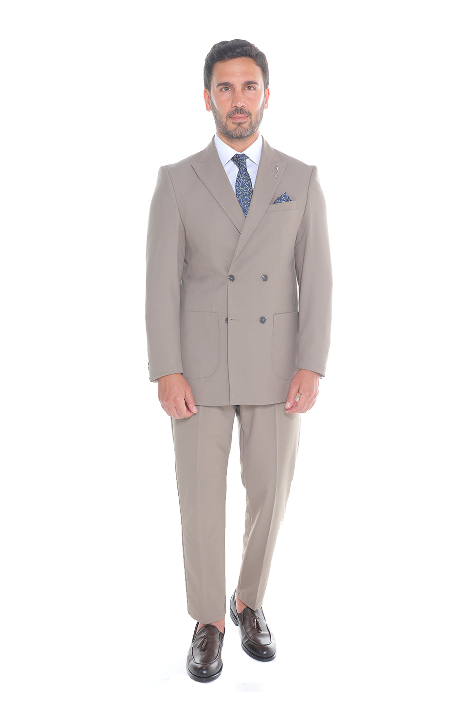 Dark Beige Classy Suit