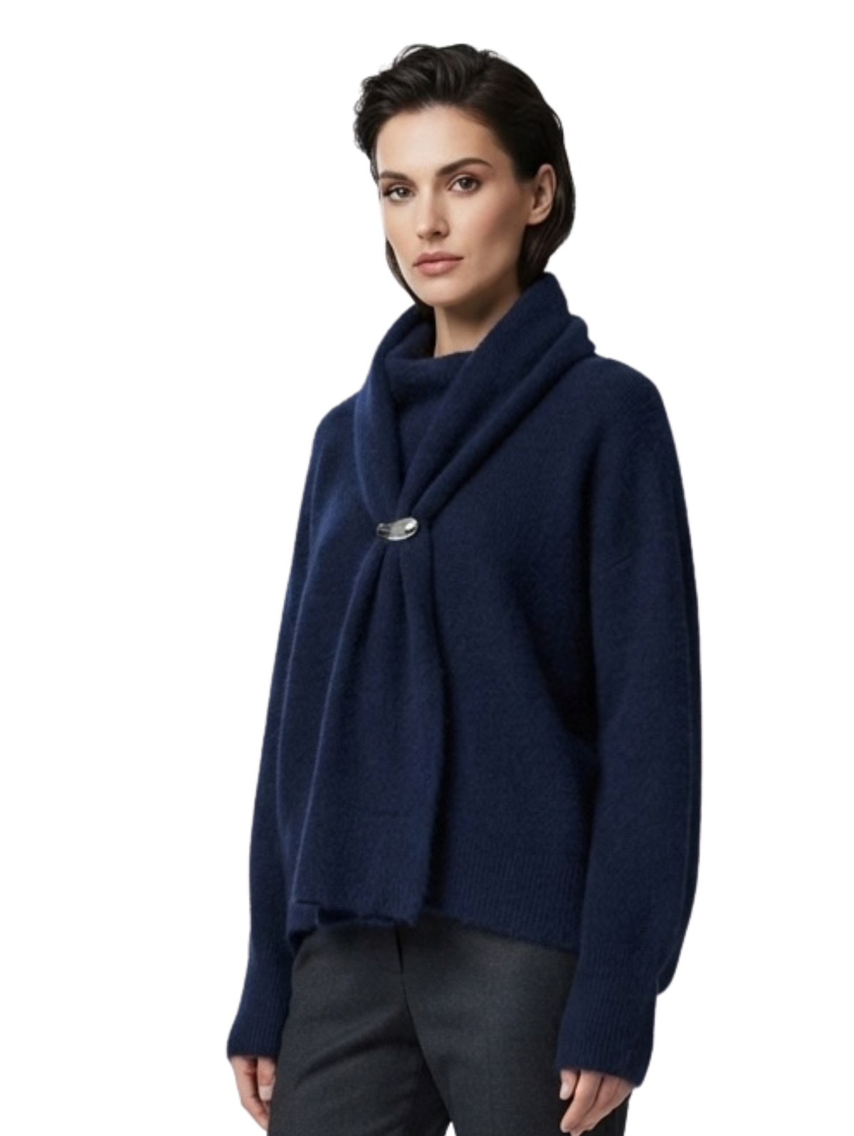 Navy Relaxed Fit Pullover