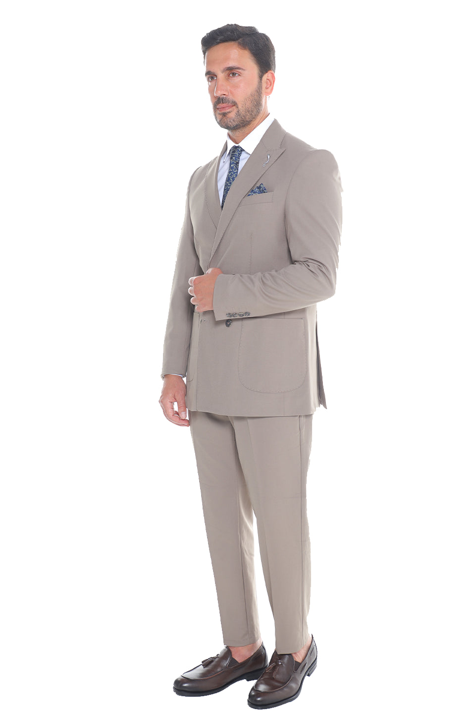 Dark Beige Classy Suit
