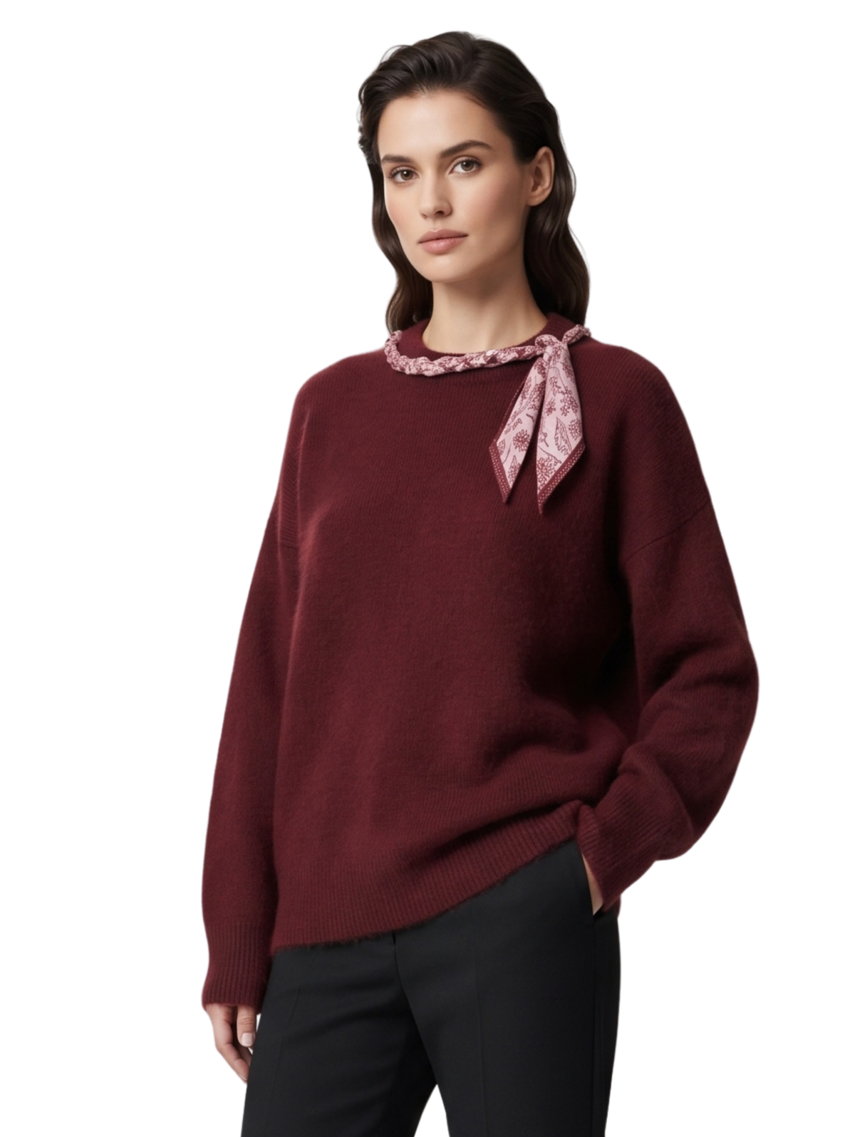 Bordo Crew Neck Pullover