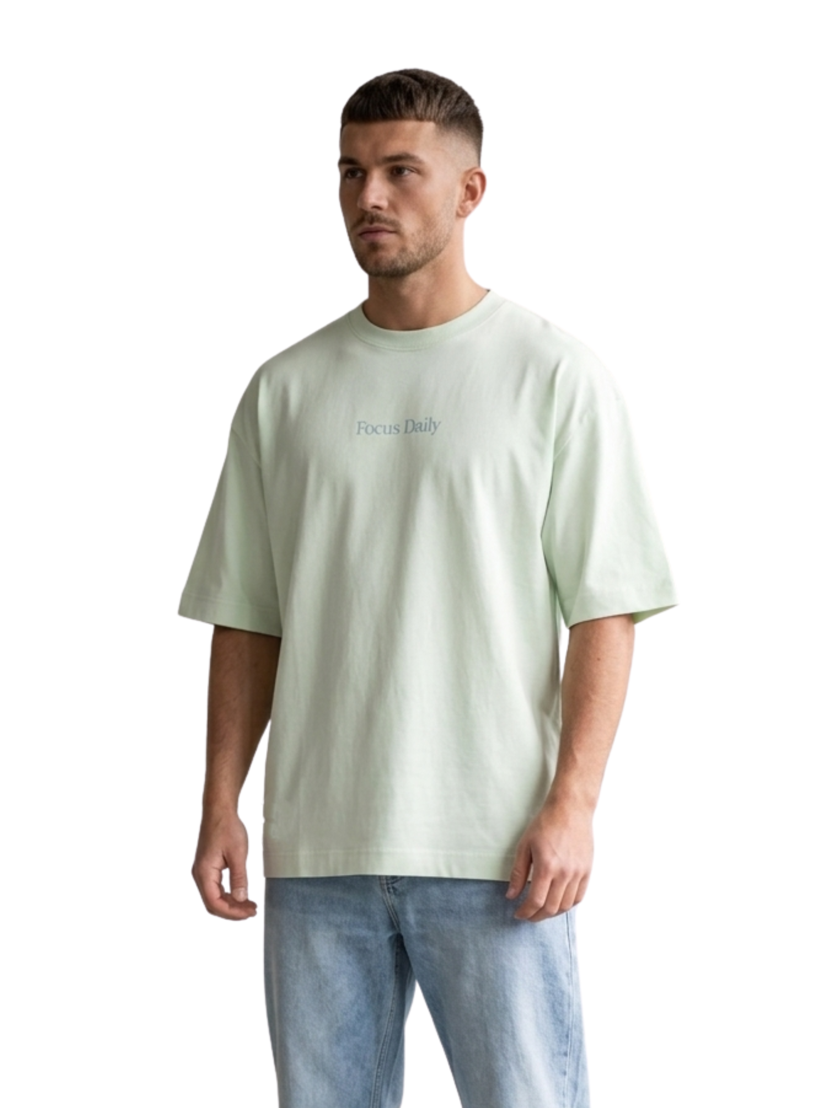 Oversized Mint Short Sleeved T-Shirt