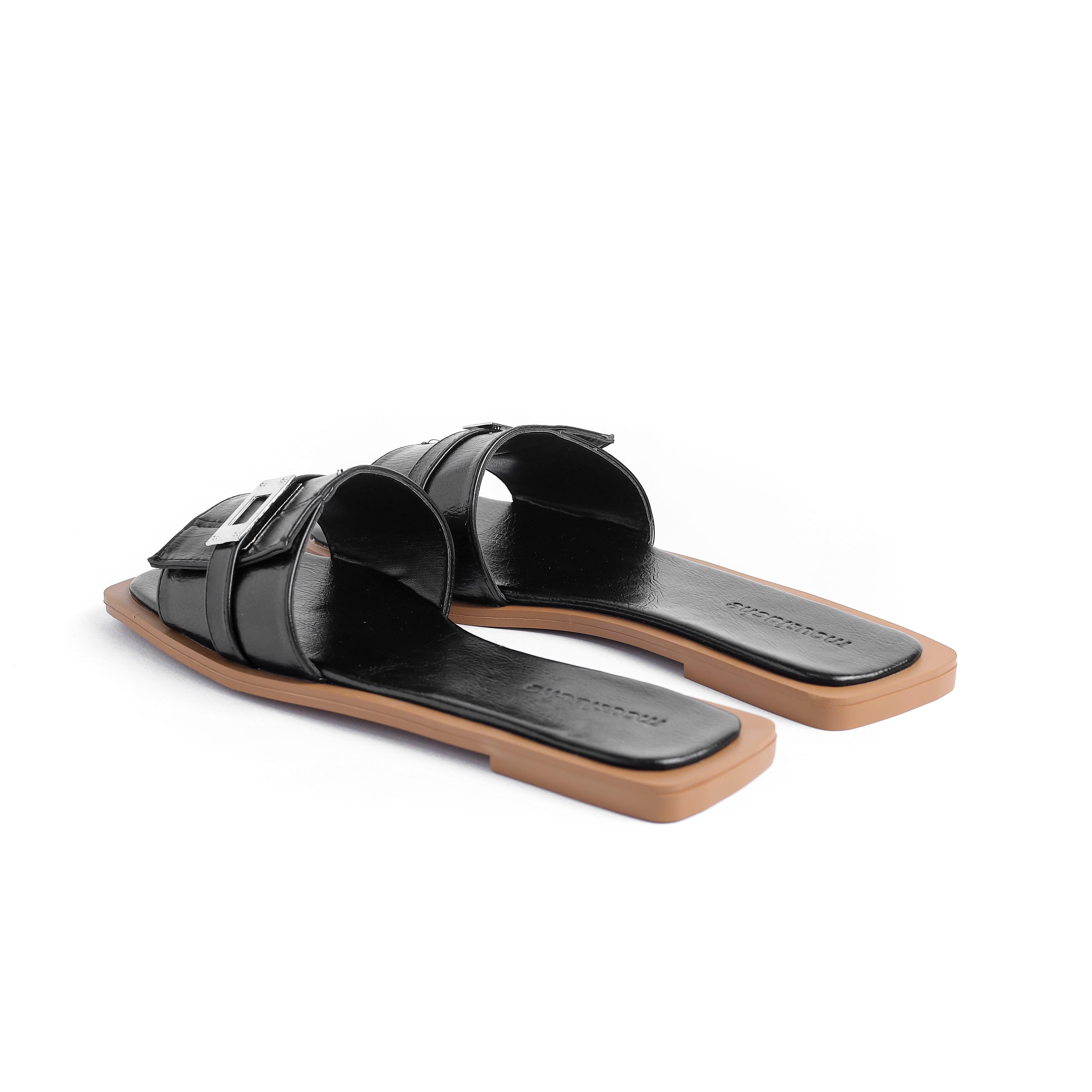 Classic Black Slide Slipper
