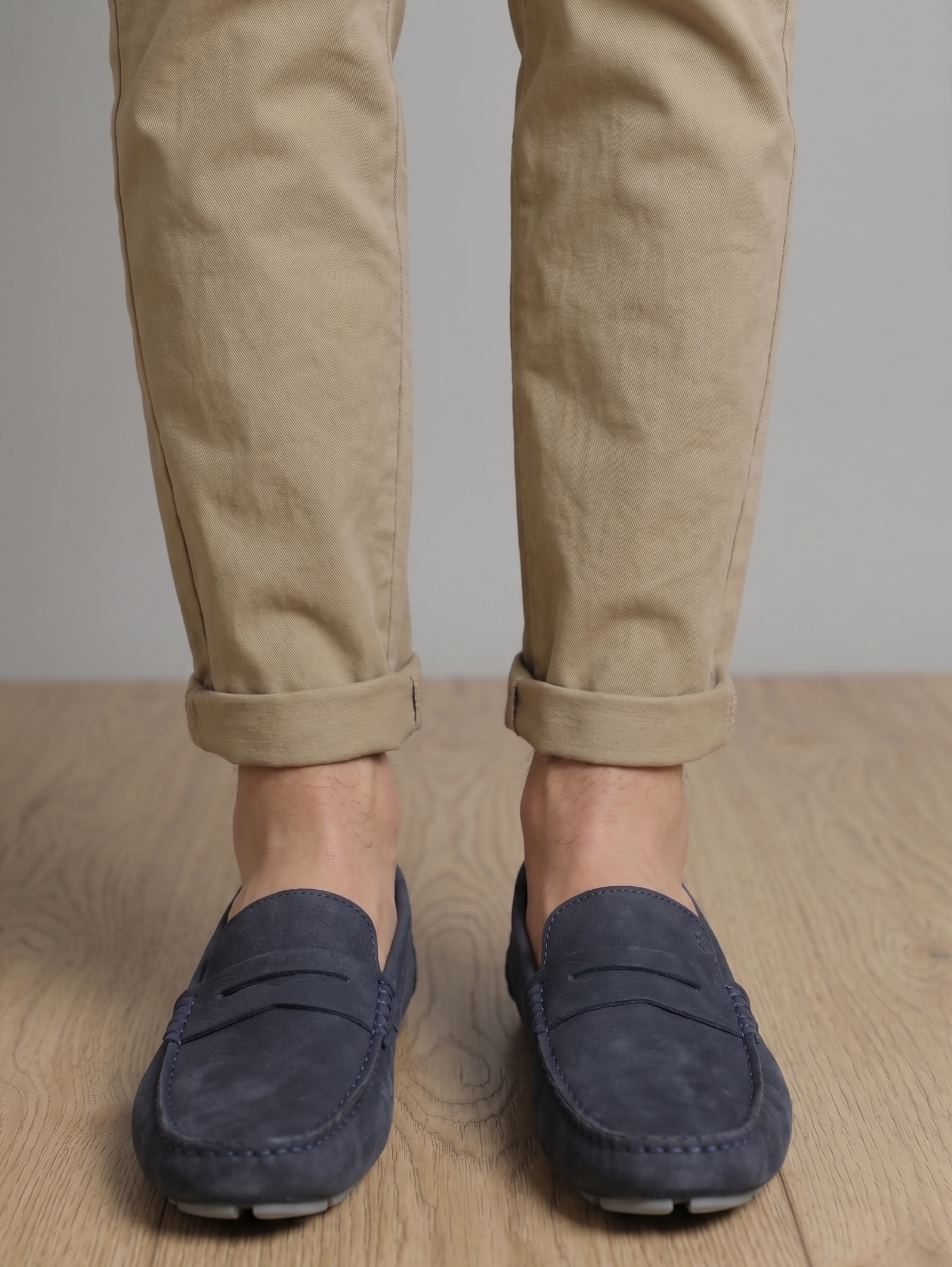 Navy Slip-On Casual Shoes