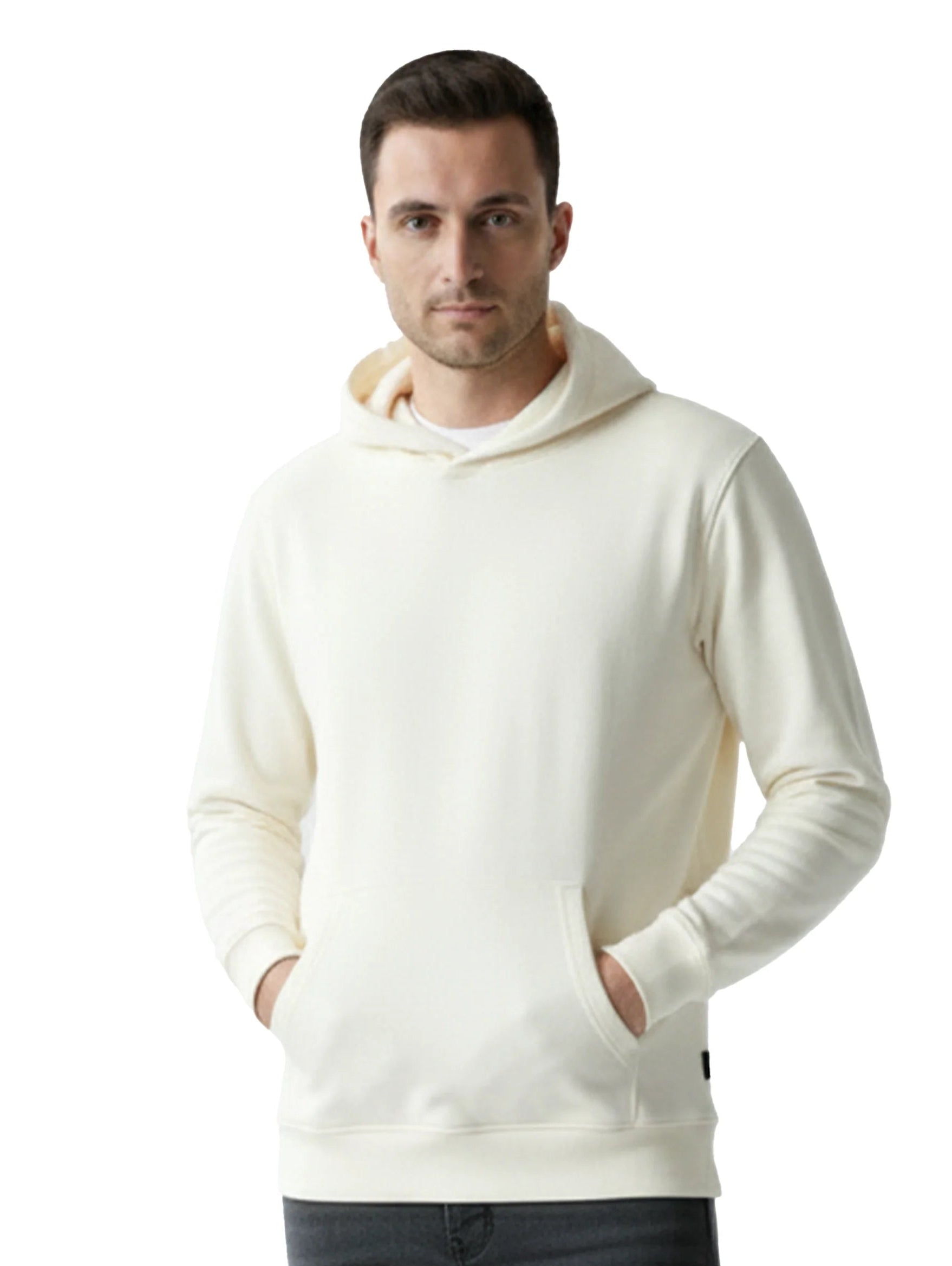 Offwhite Hoodie With Back Print