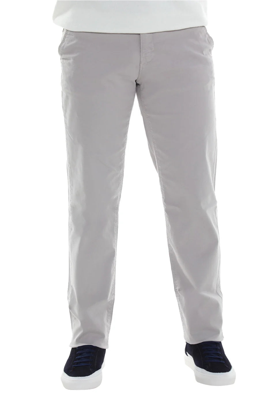Modern Grey Chino With Zipper To Close