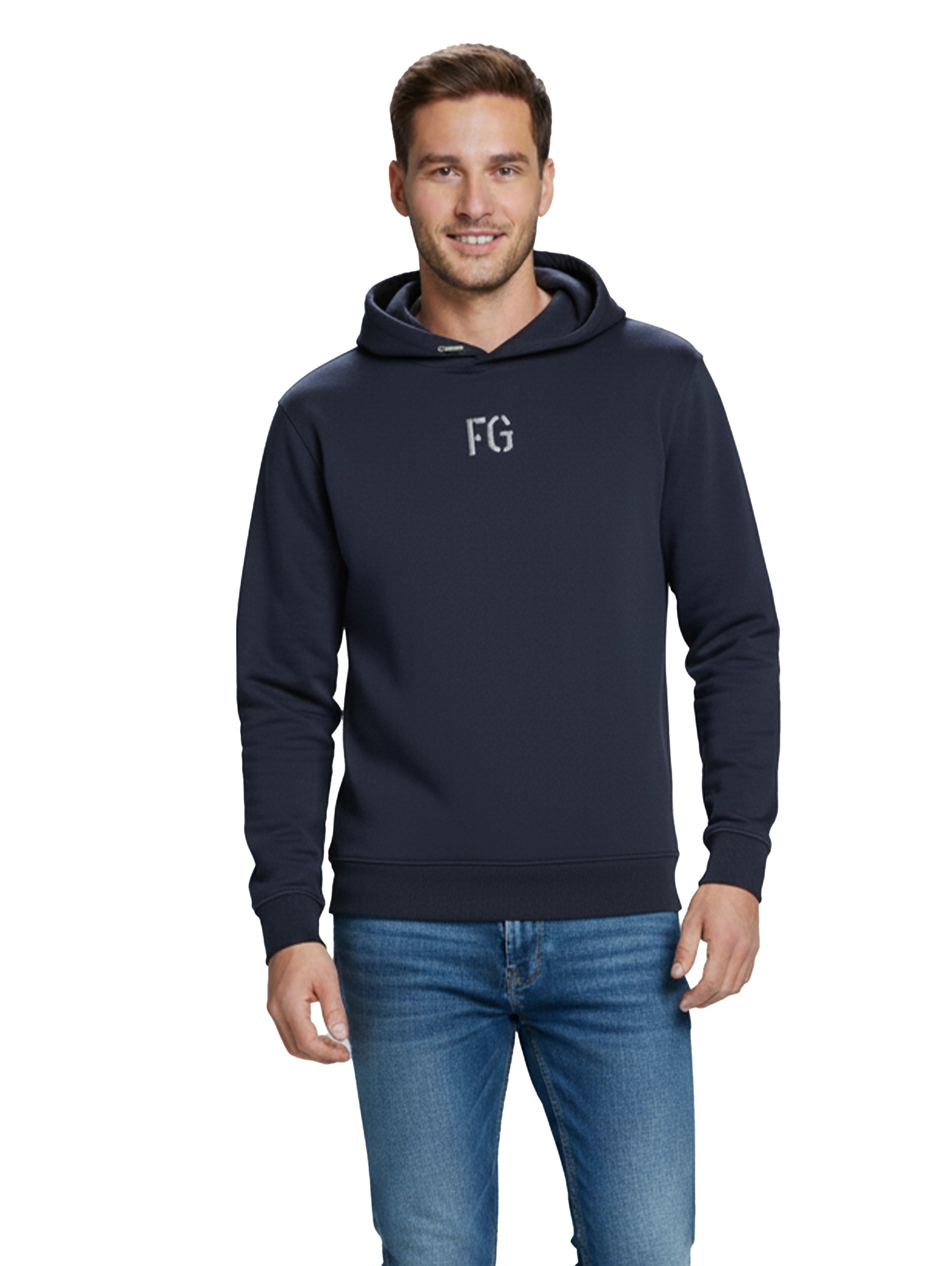 Long Sleeve Navy Hoodie