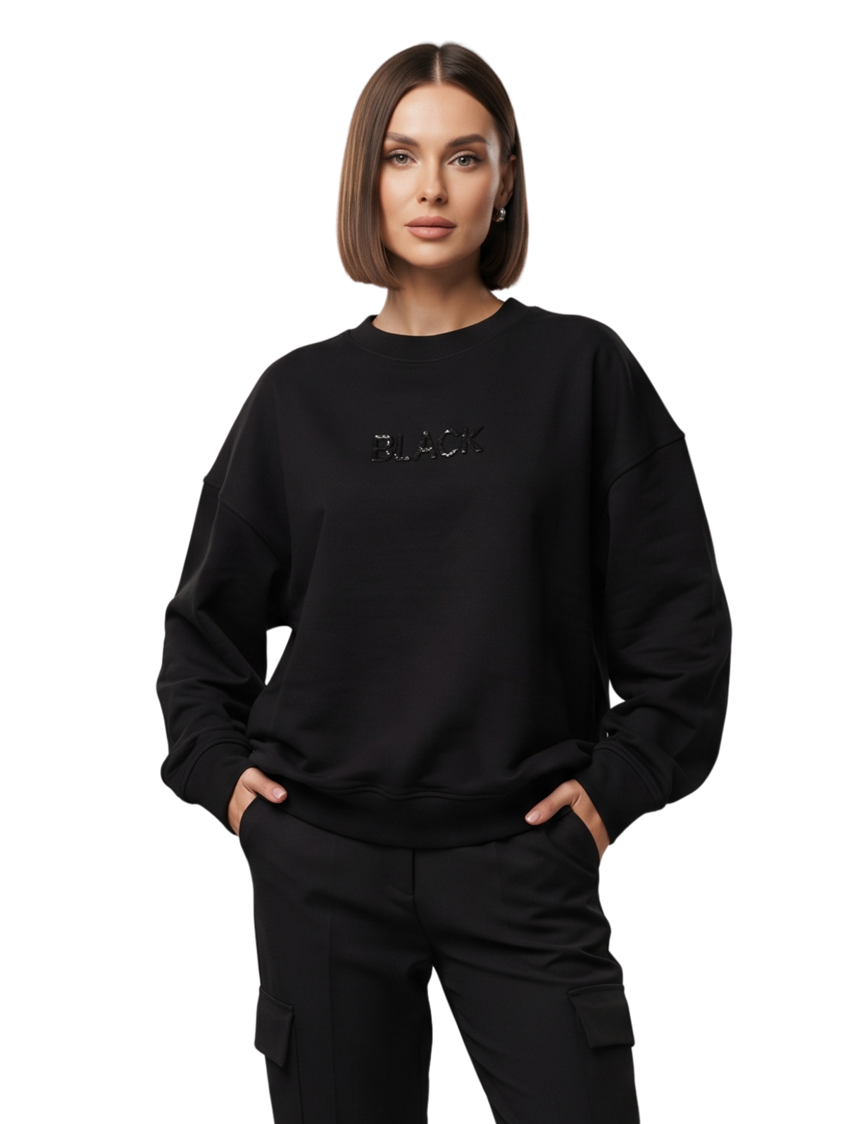Black Long Sleeved Sweater