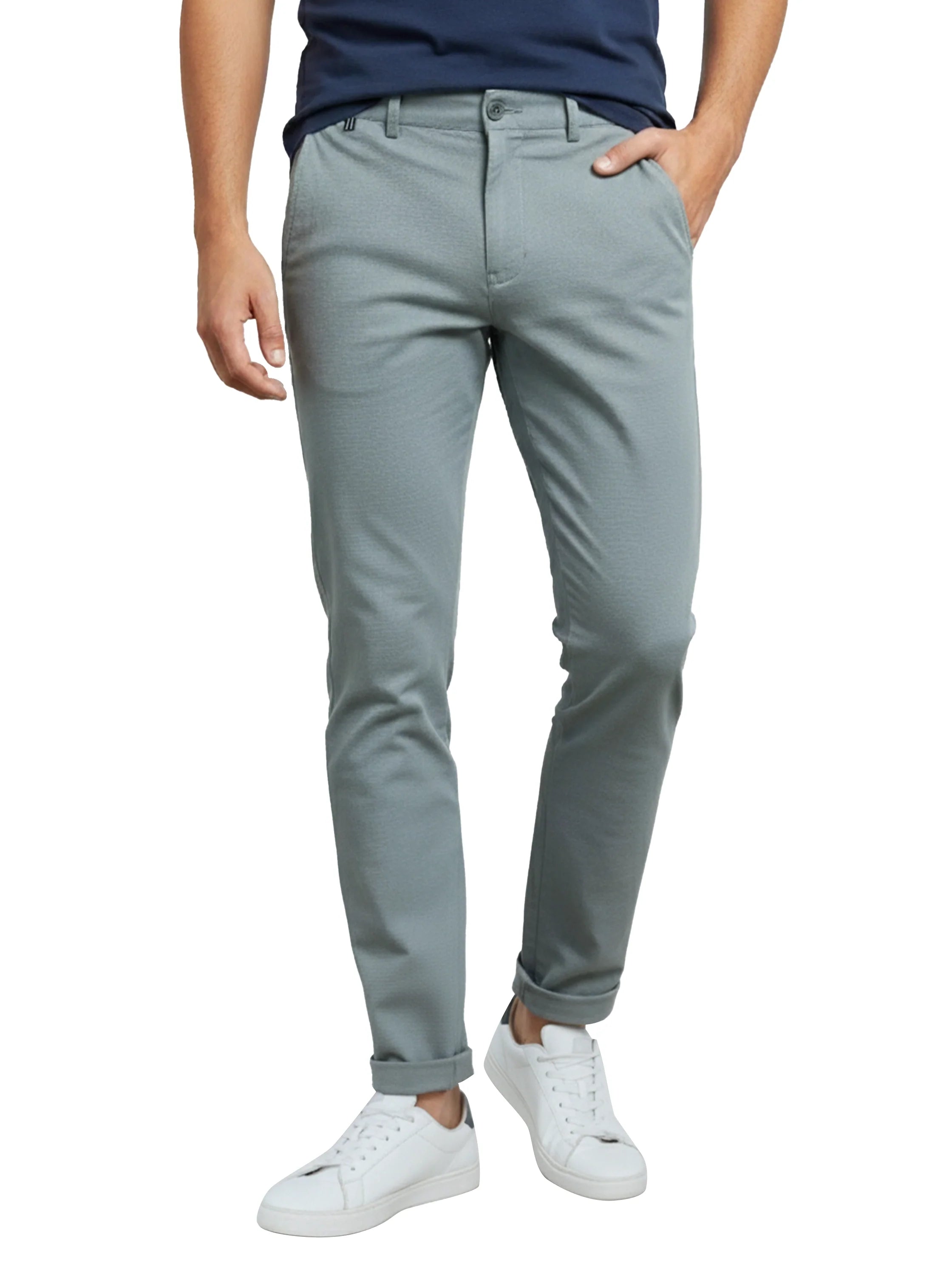 Slim Fit Black Pant With Ankle-Length