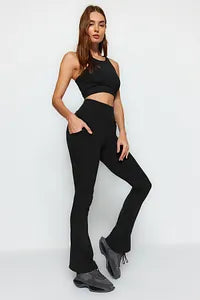 Trendyol Black High Waist Legging With Yoga Leg