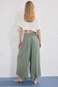 Trendyol Khaki Pant With Extra Wide Leg