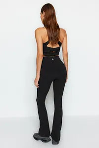 Trendyol Black High Waist Legging With Yoga Leg