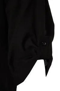 Trendyol Black Flared Cotton Mini Beach Dress