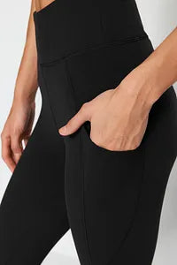 Trendyol Black High Waist Legging With Yoga Leg