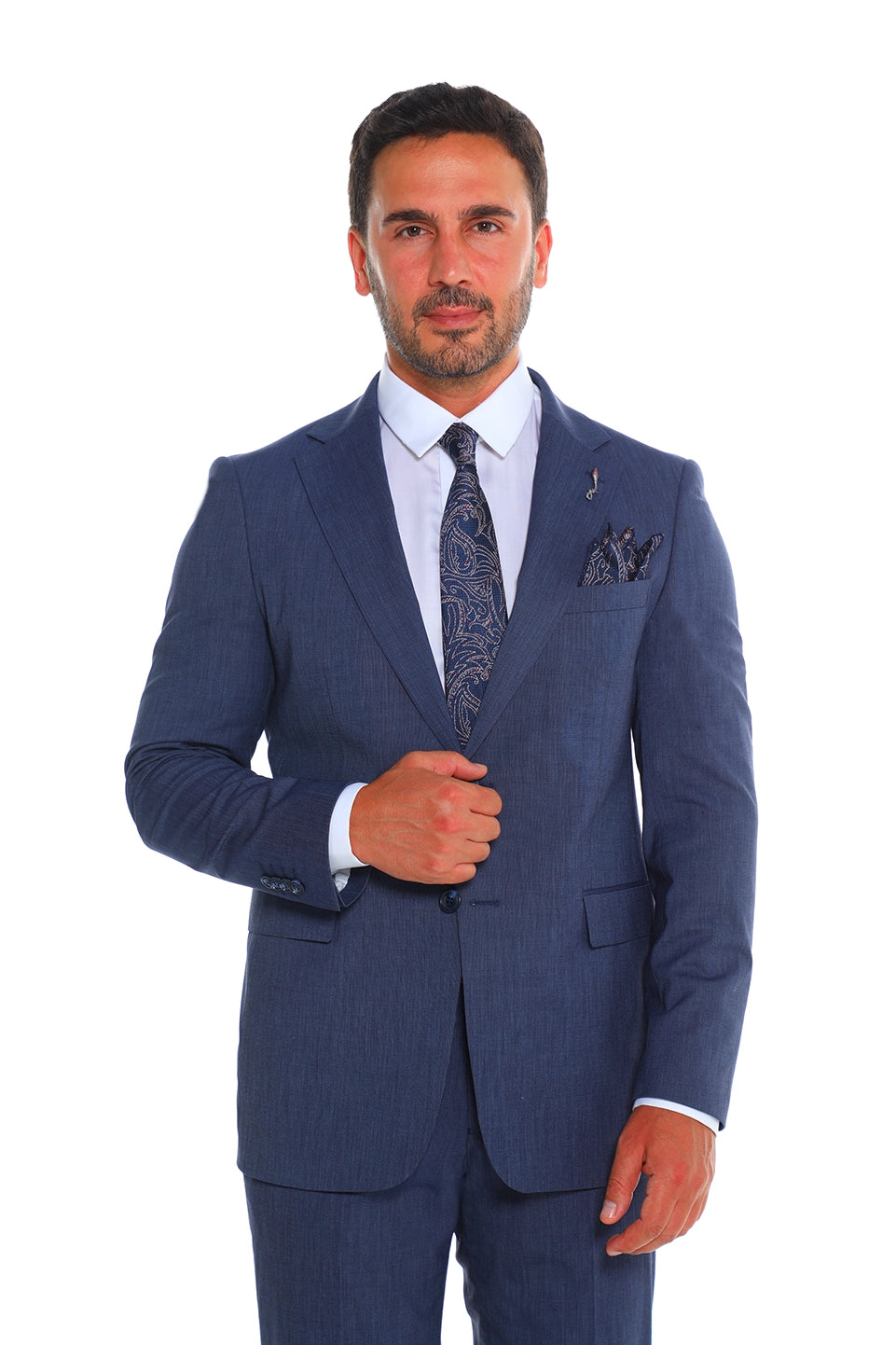 Formal Light Navy Slim Fit Suit