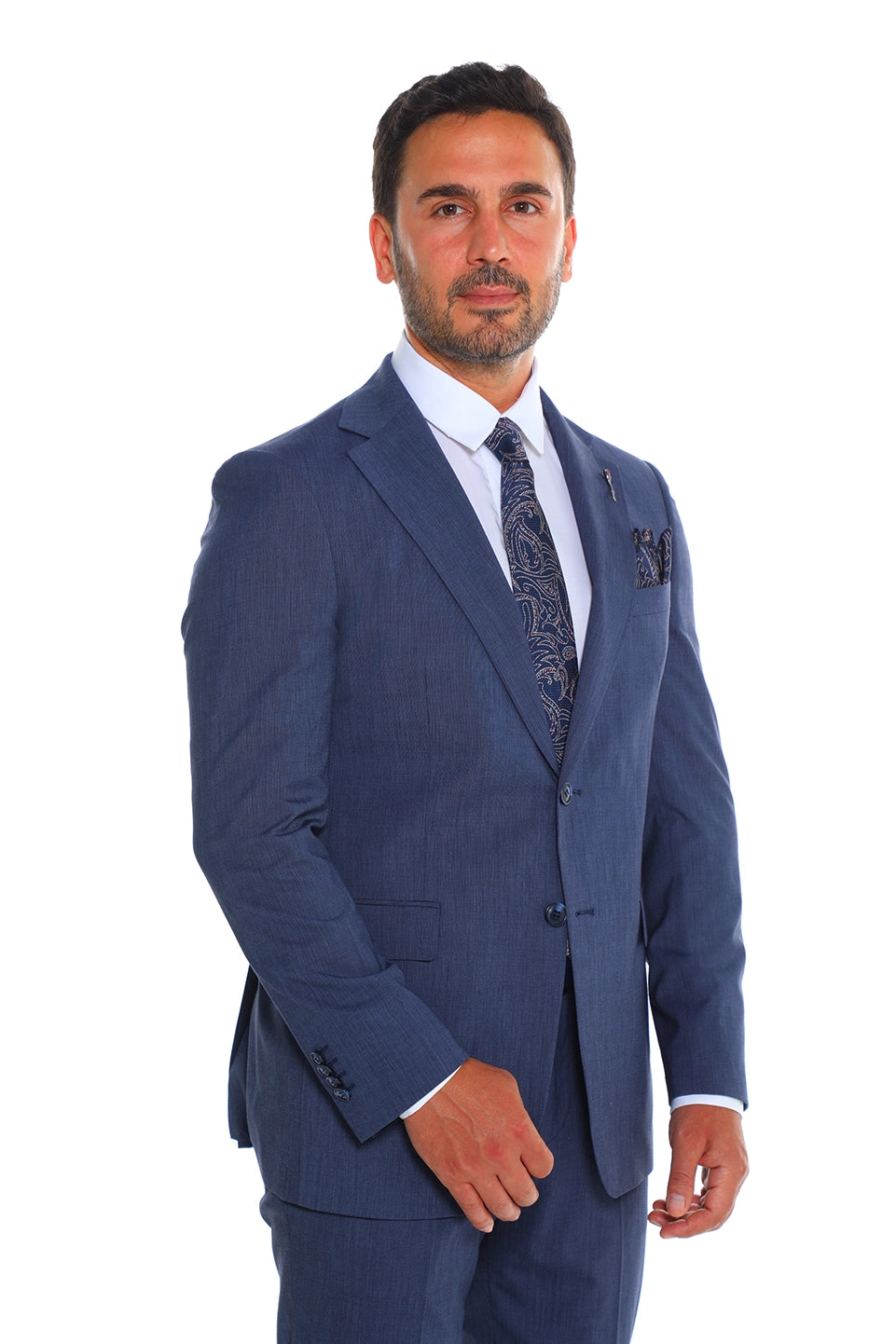 Formal Light Navy Slim Fit Suit
