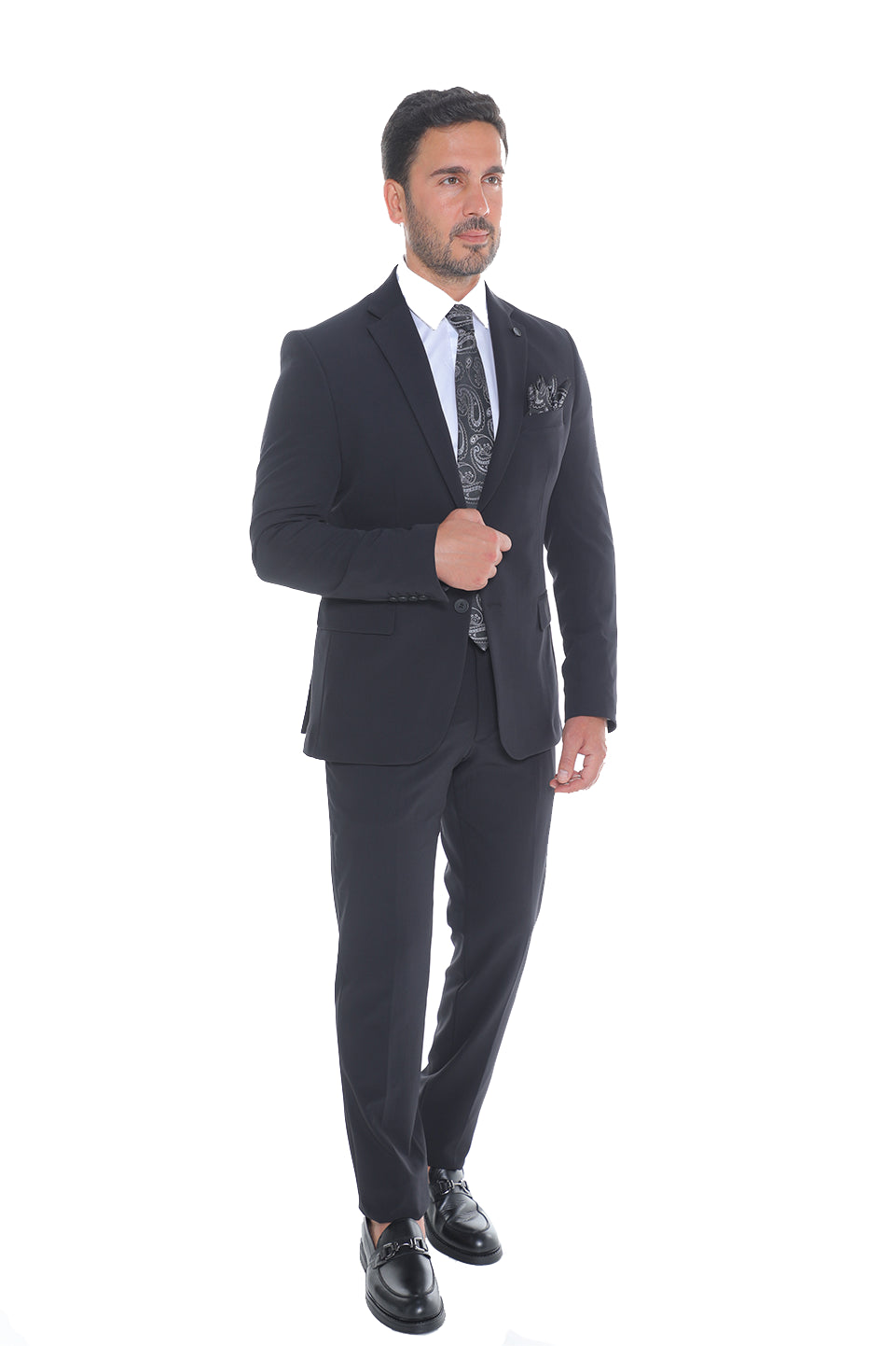 Classic Black Modern Suit
