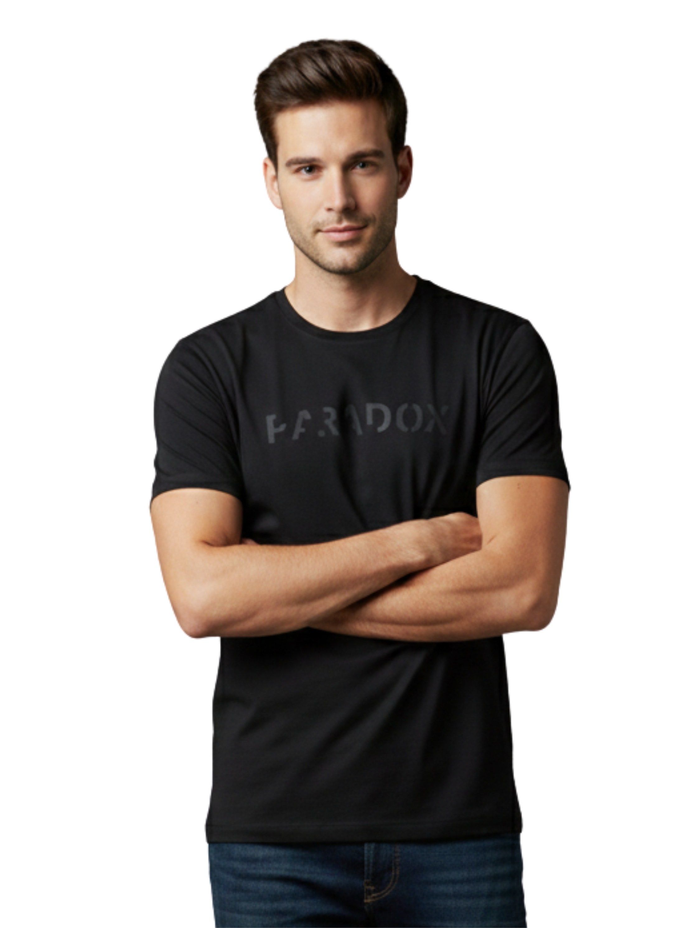 Round Neck Black T-shirt