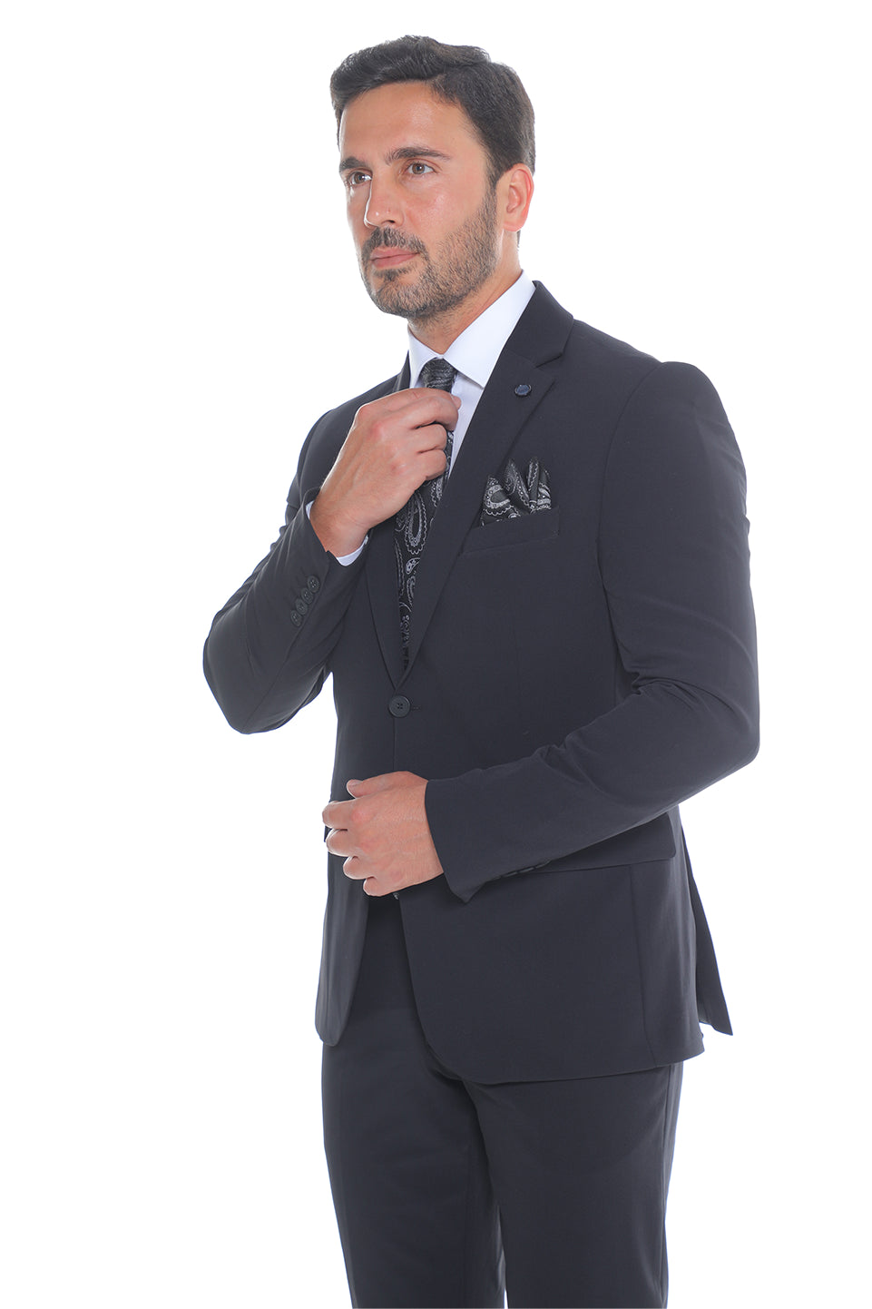 Classic Black Modern Suit