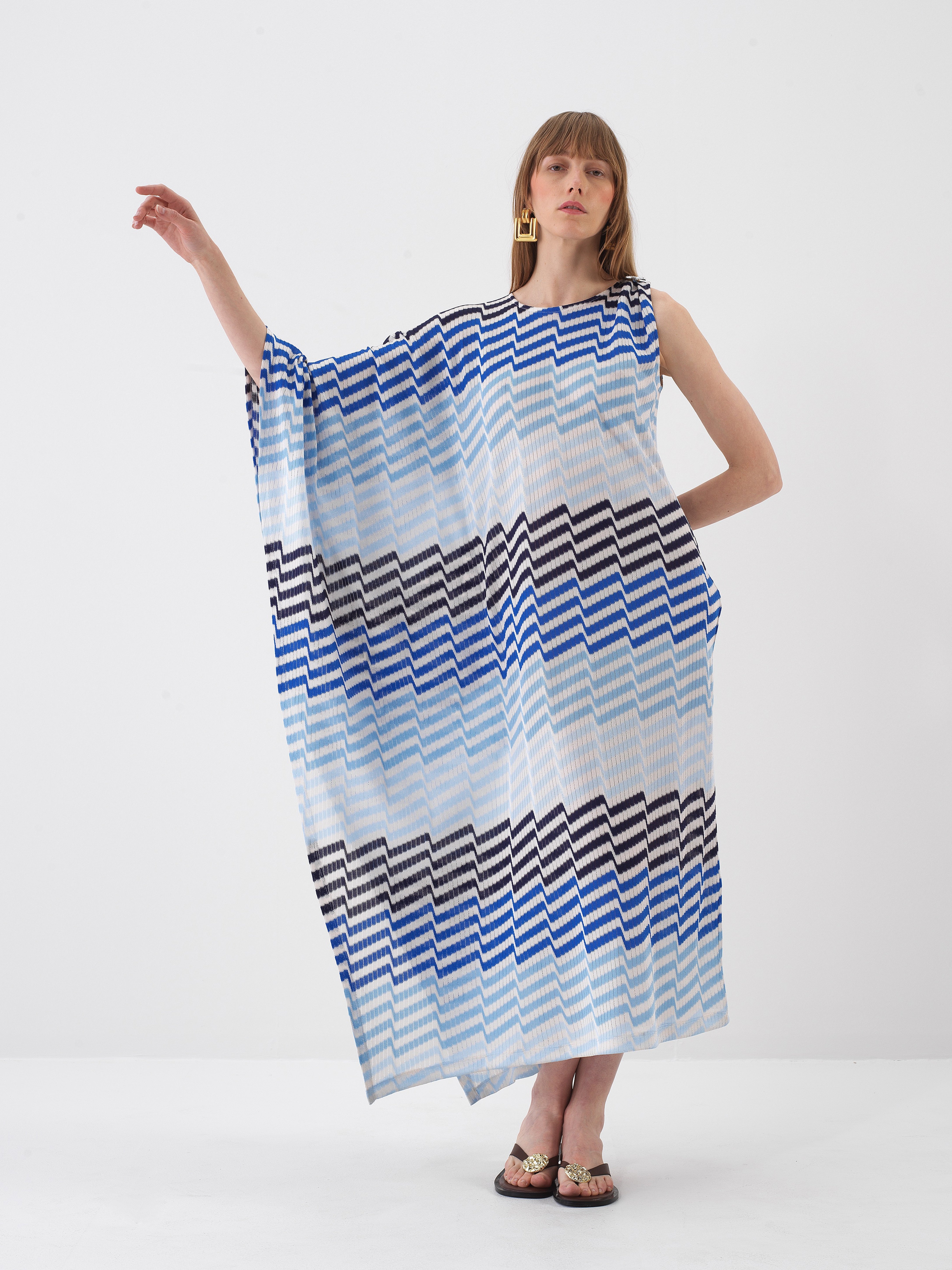 Xint Regular Fit Blue Dress