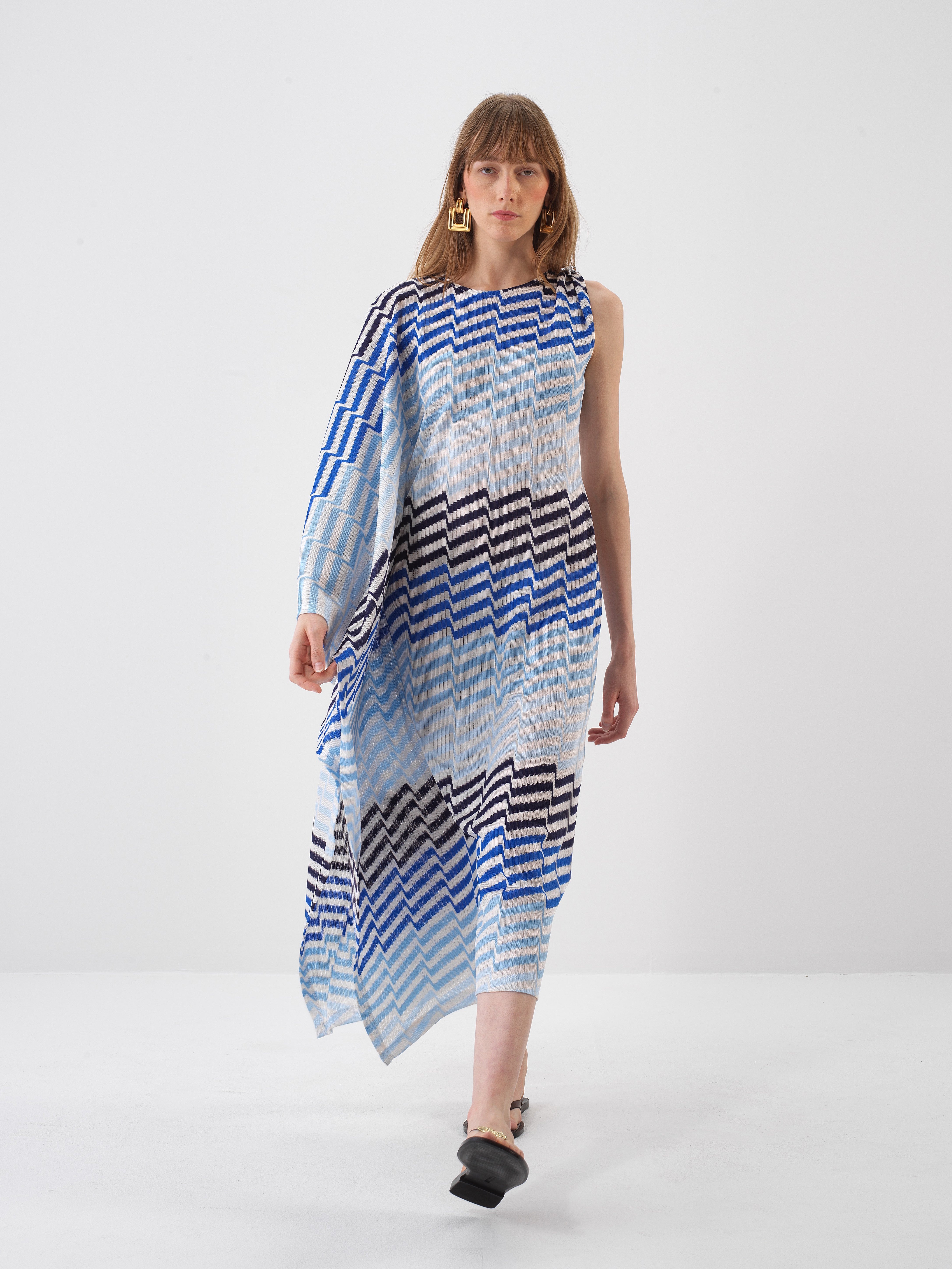 Xint Regular Fit Blue Dress