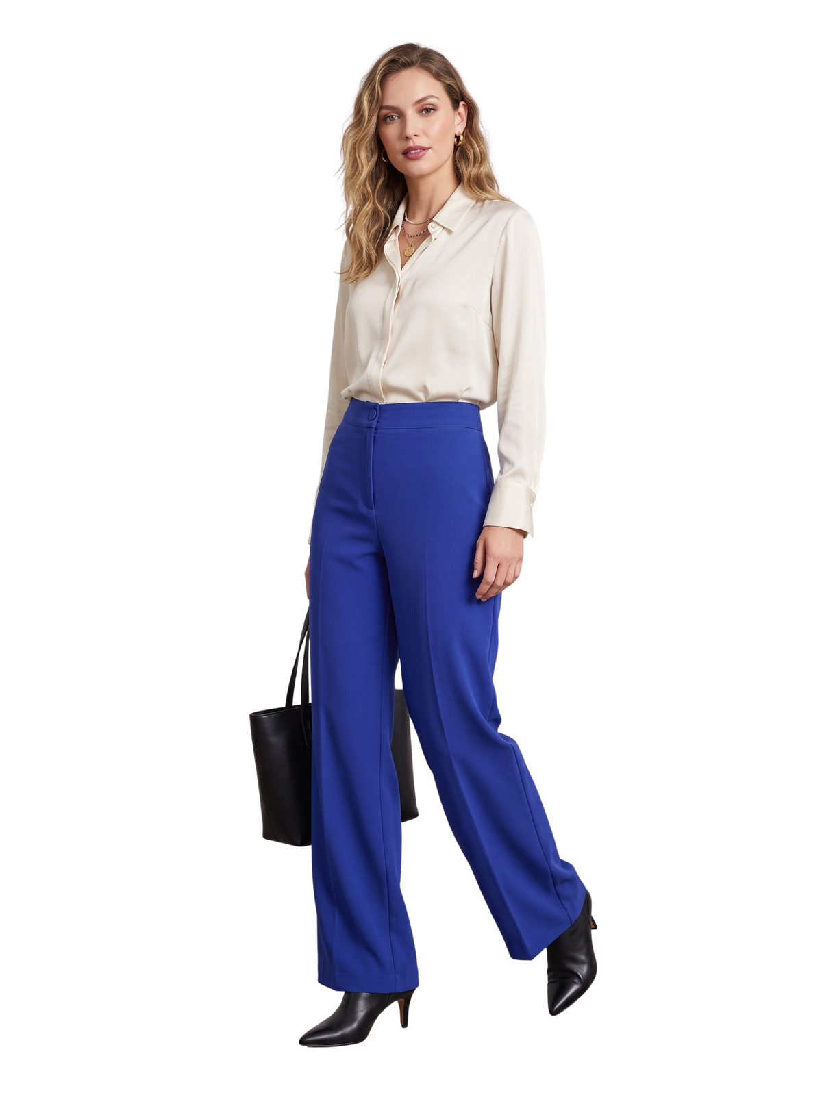 Gitane Wide-Leg Pants with High Waist and Tailored Fit