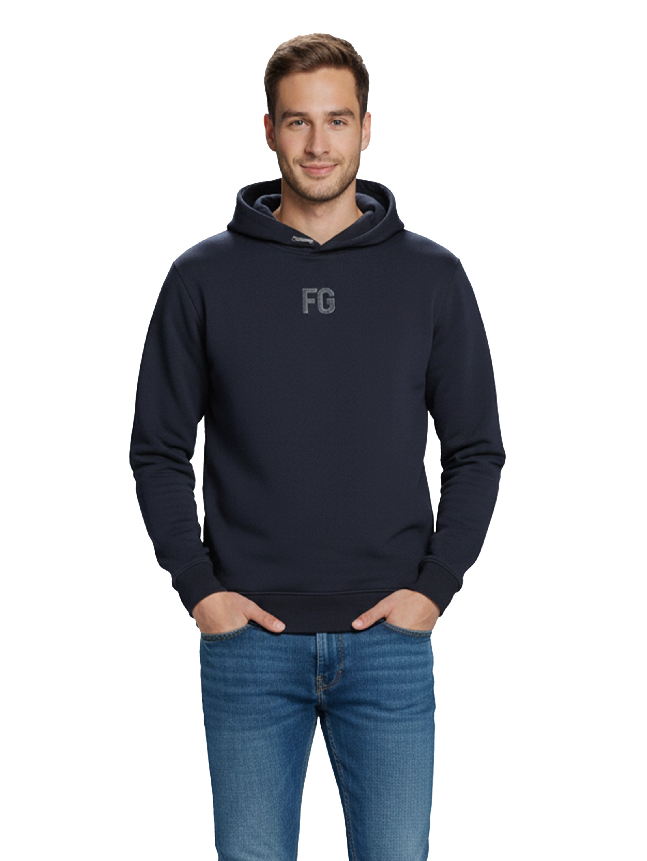Long Sleeve Navy Hoodie