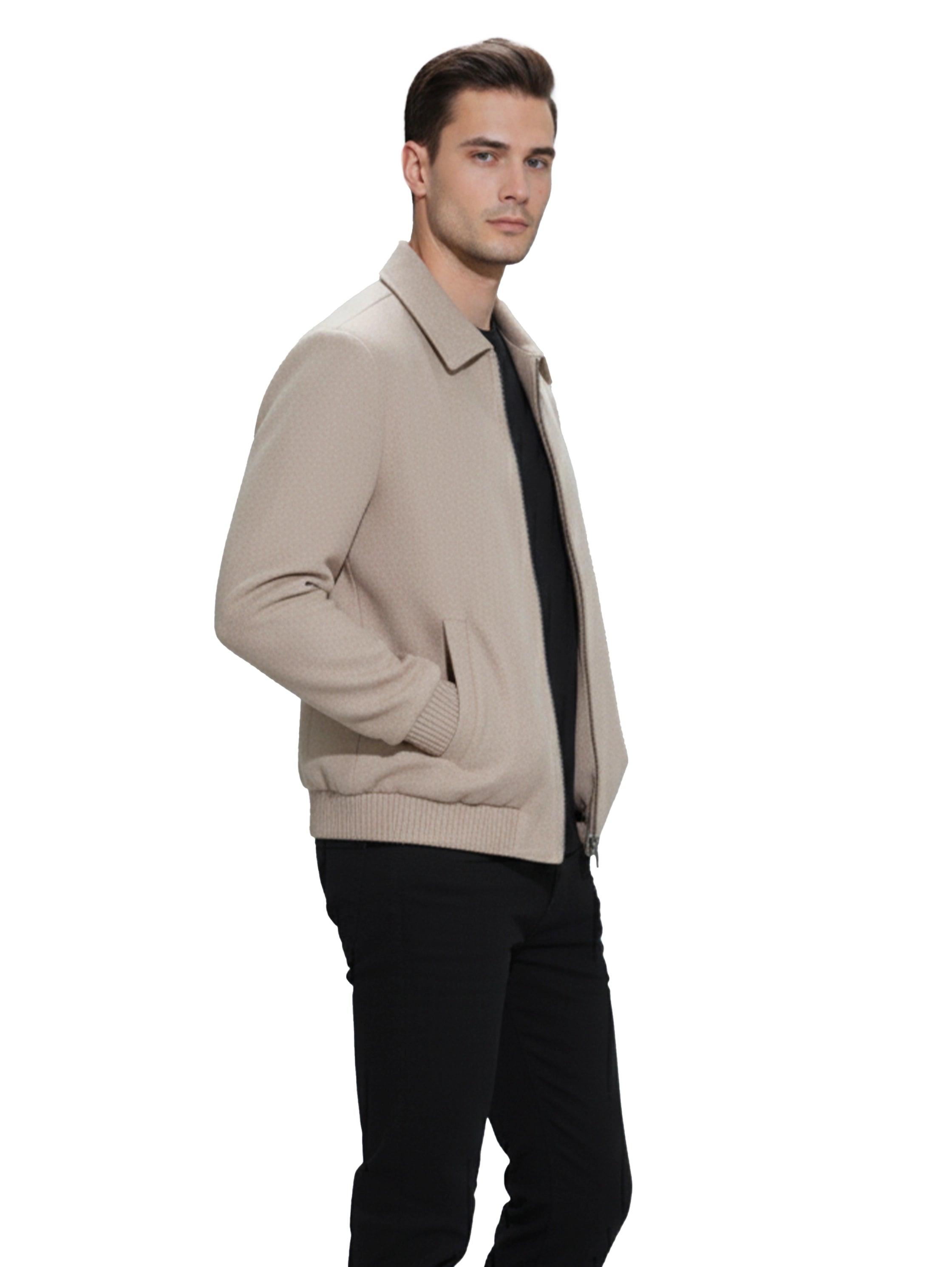 Beige Coat With Removable Inside Layer