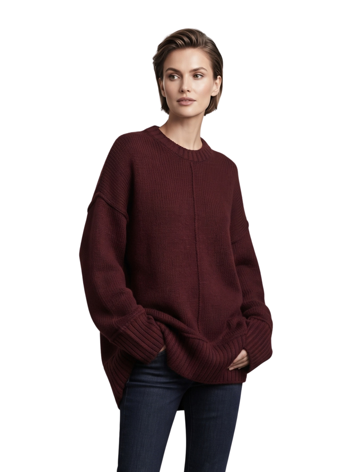 Bordo Oversized Pullover