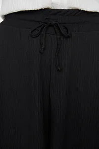 Trendyol Navy Blue Regular Waist Wrap Knitted Short
