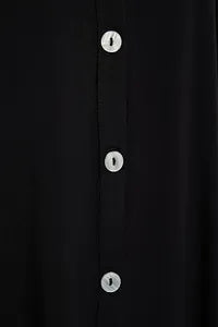 Trendyol Black Slit Midi Beach Dress