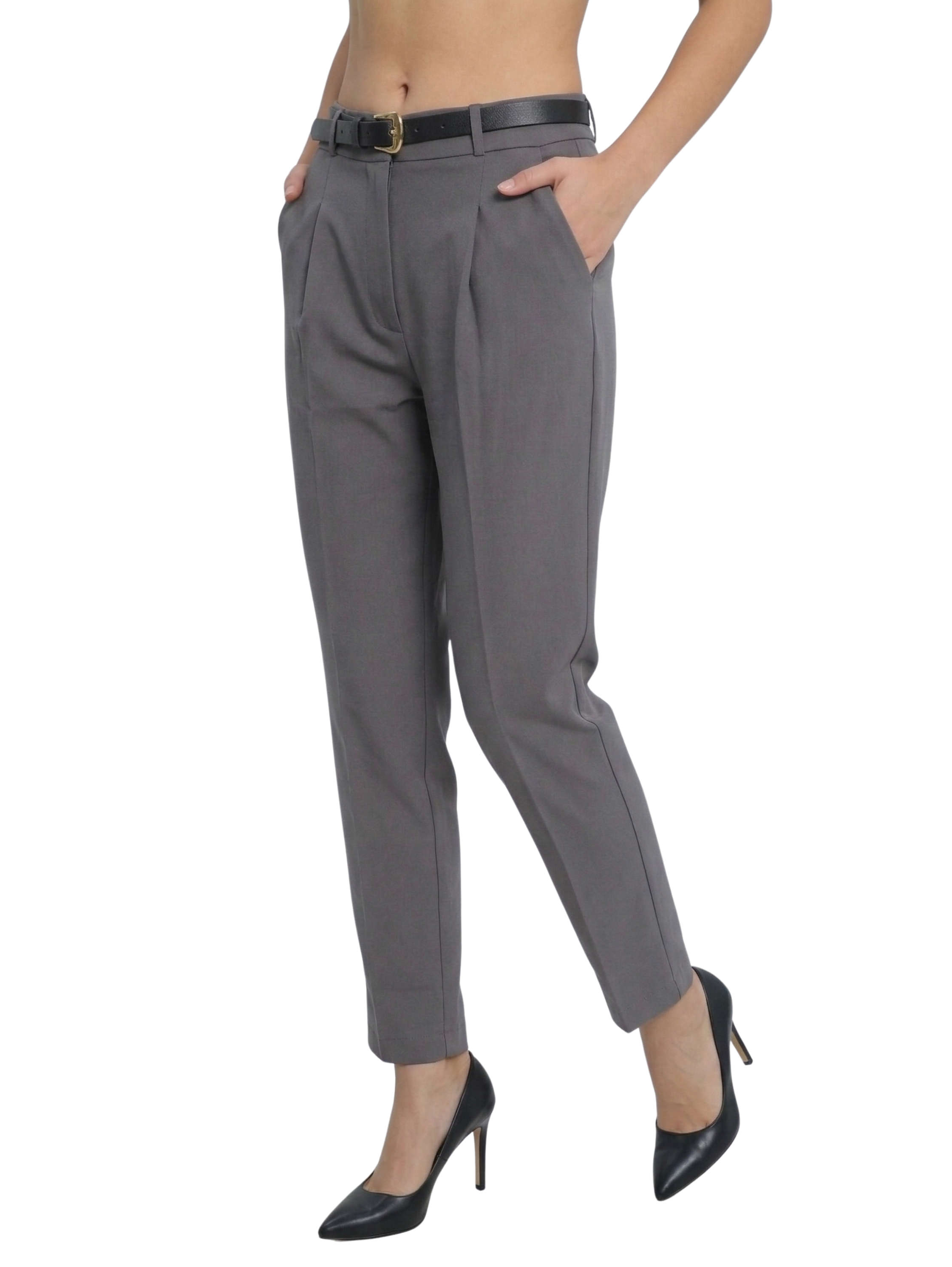 Smart Grey Pant With Slightly Formal Look