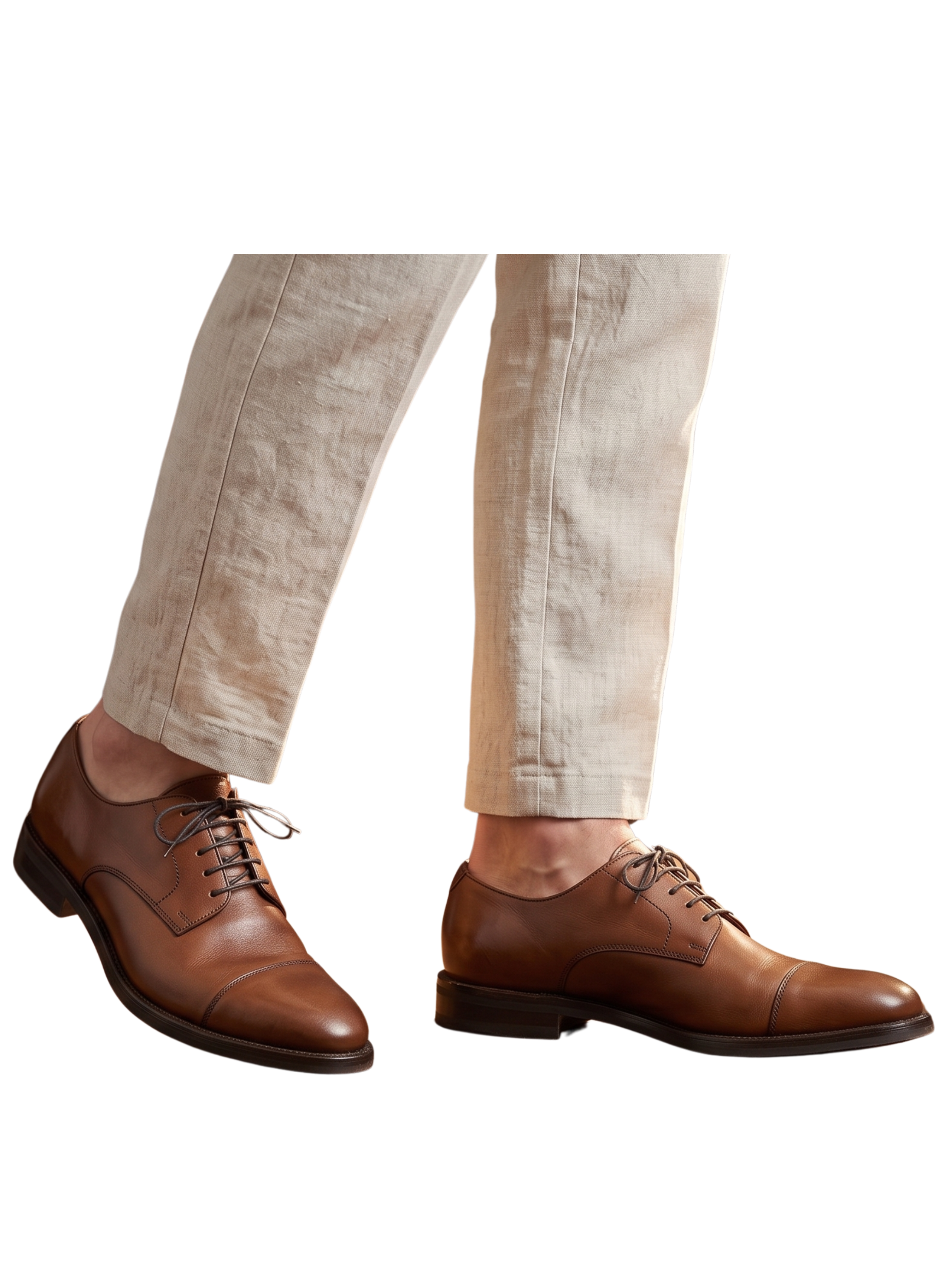 Havan Leather Shoes With Rounded Toe