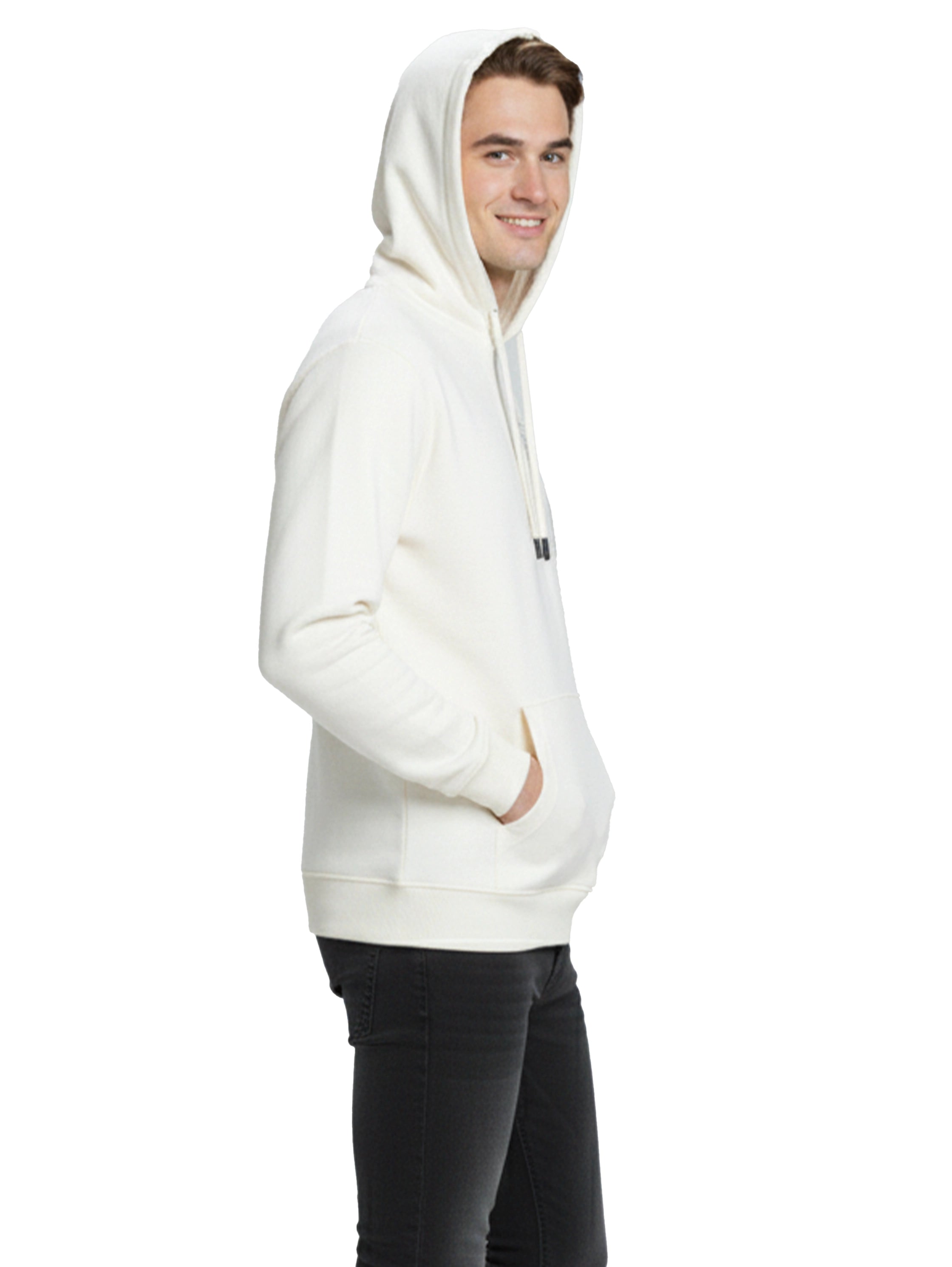 Offwhite Hoodie With Side Pockets
