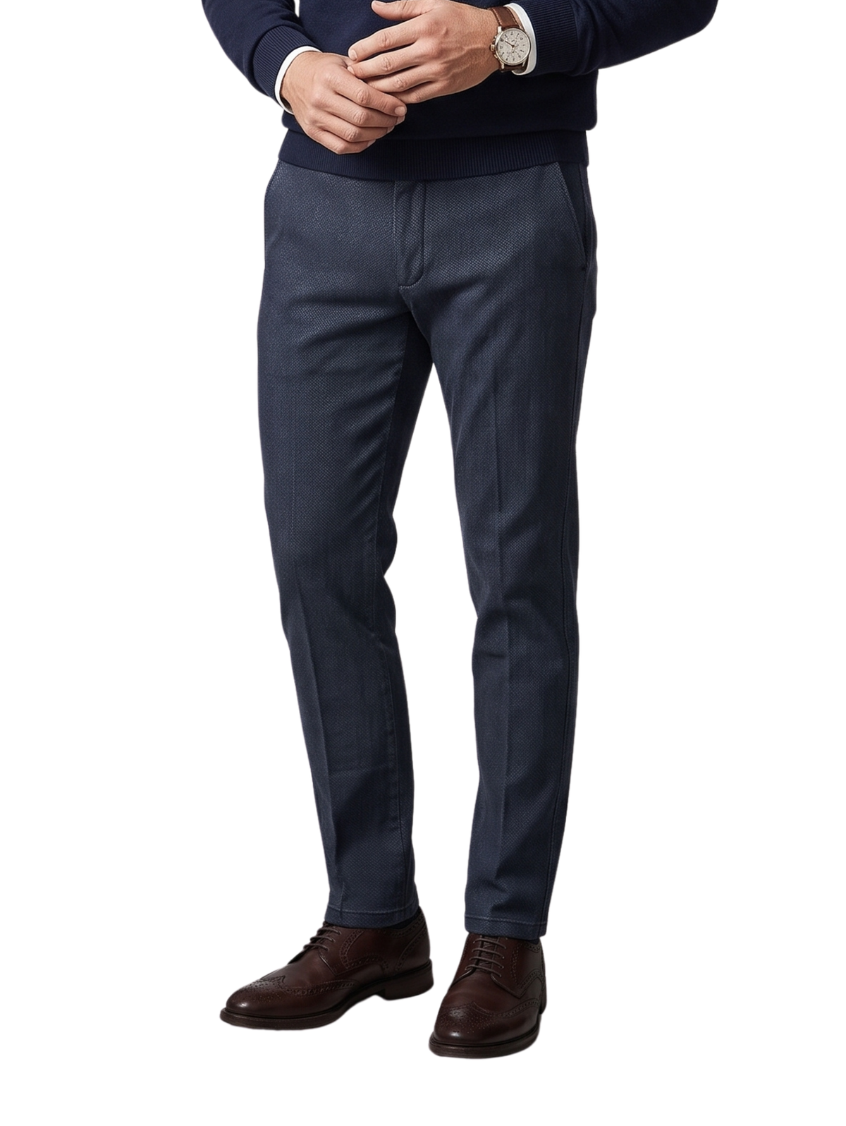 Black Straight-Fit Pant