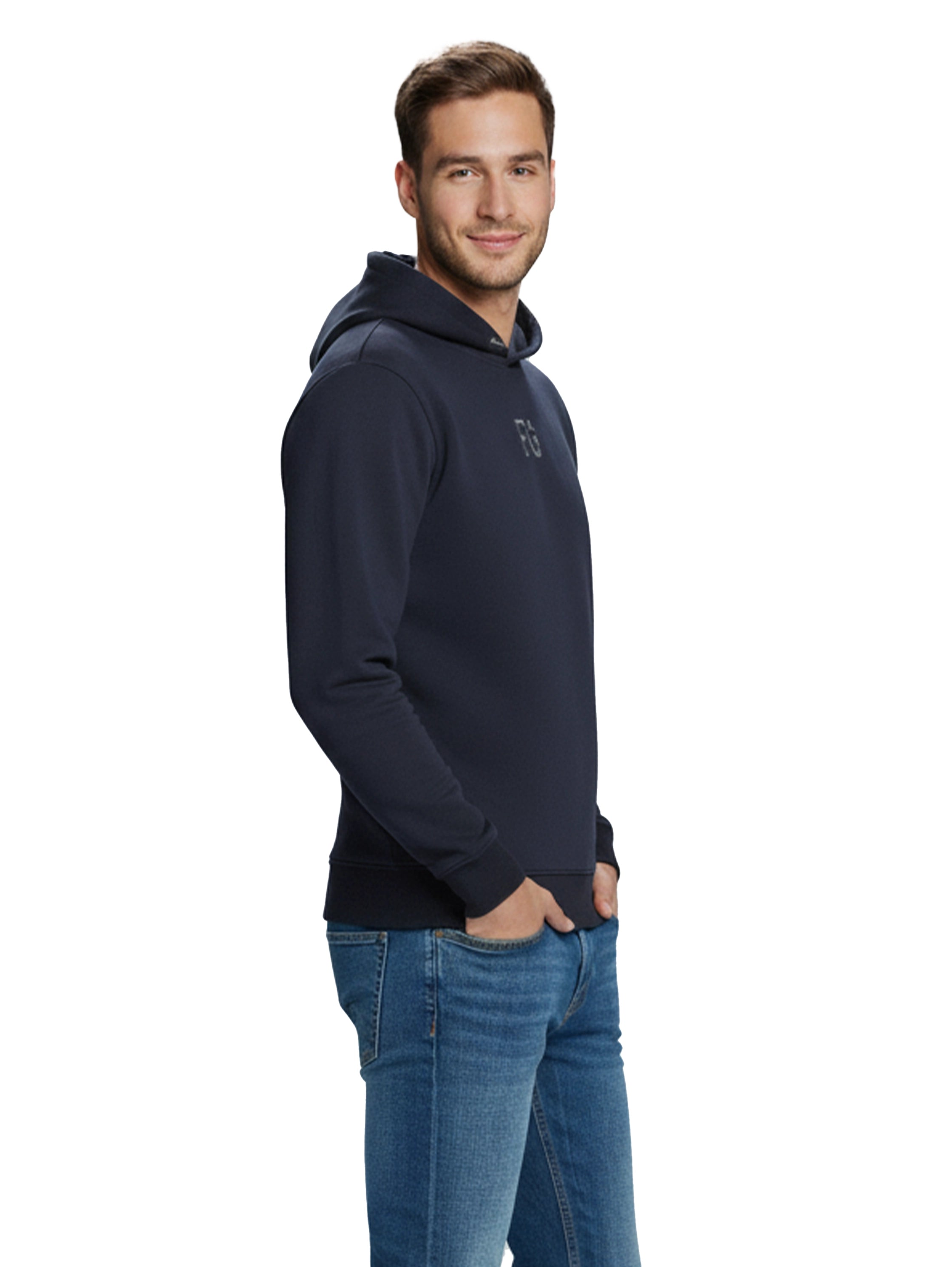 Long Sleeve Navy Hoodie