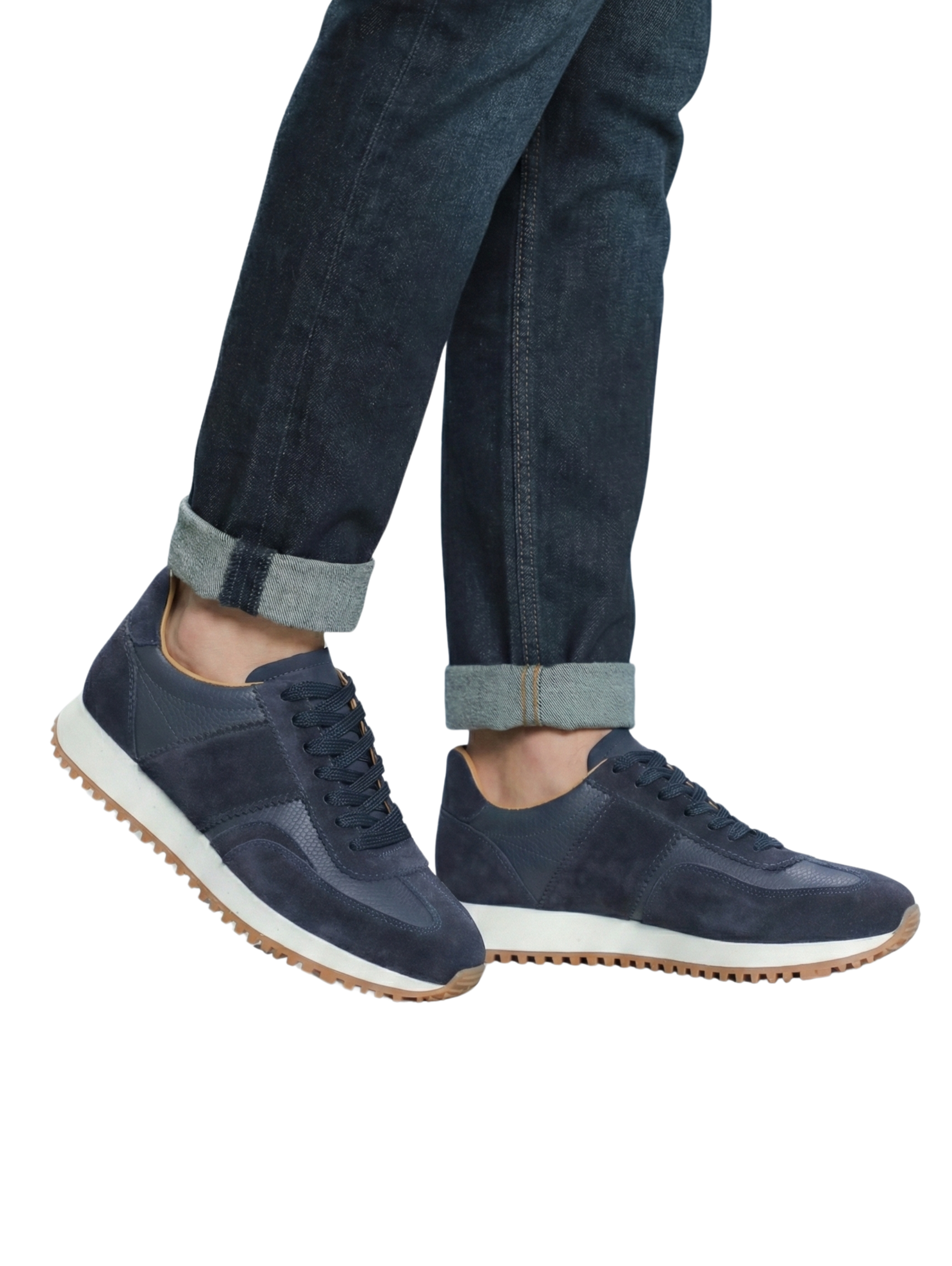 Dark Navy Comfortable Retro-Style Shoes