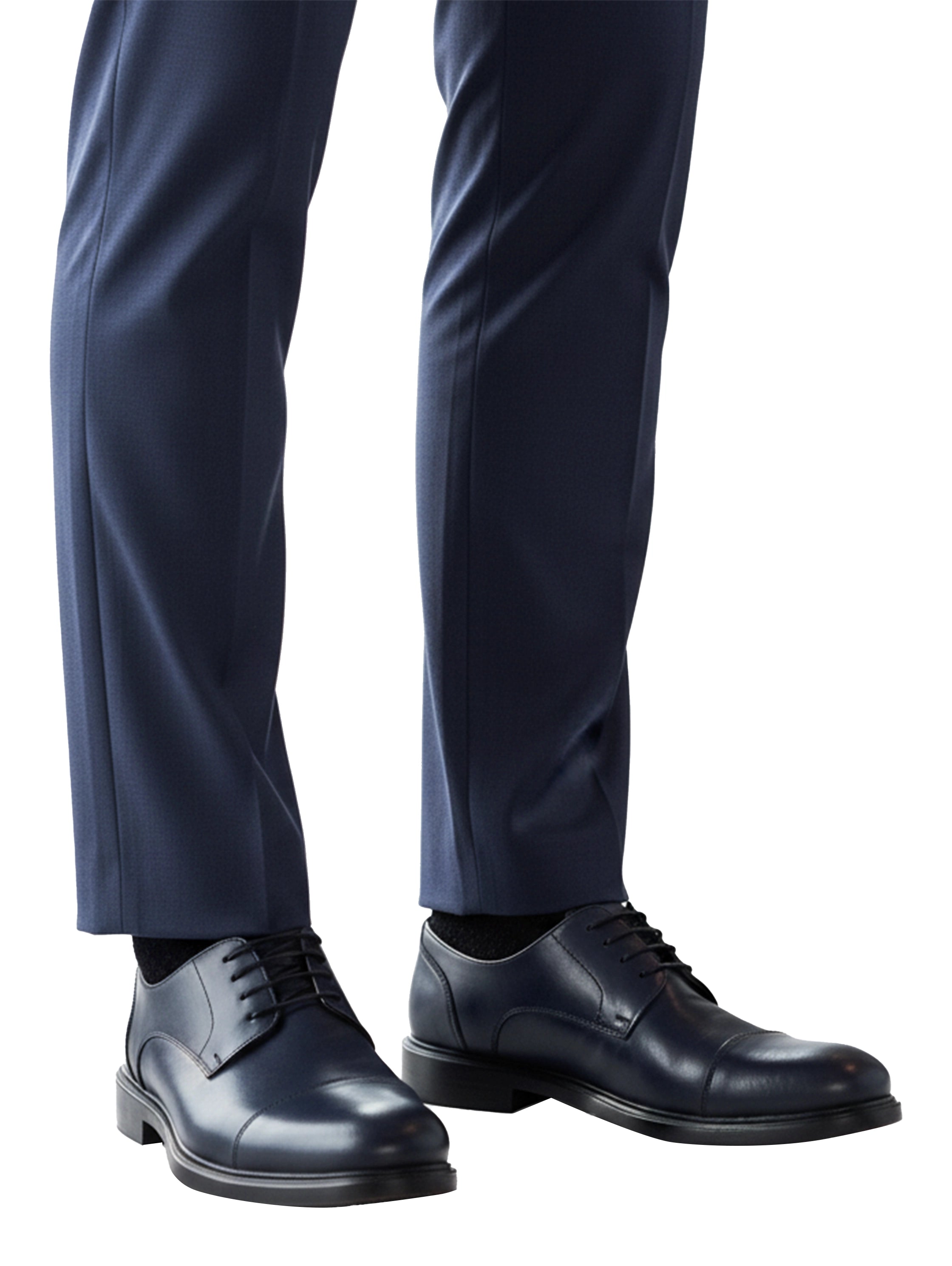 Classic Elegant Navy Shoes