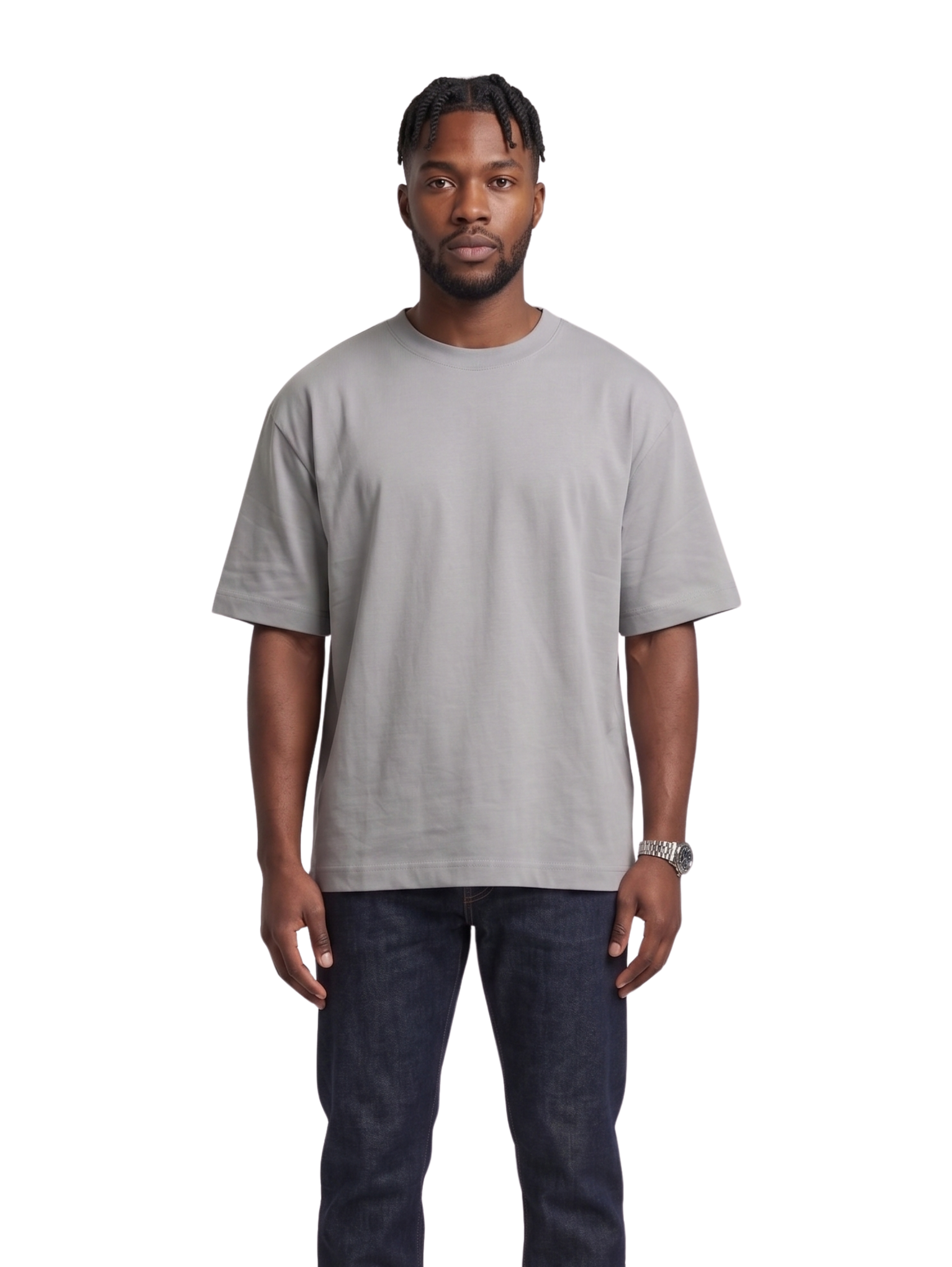 Oversized Grey Basic T-Shirt