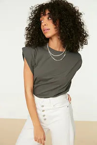 Trendyol Captain Style Cotton Antra T-shirt
