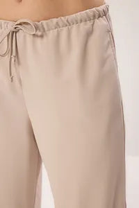 Trendyol Stretch Beige Pant With Lacing Detail
