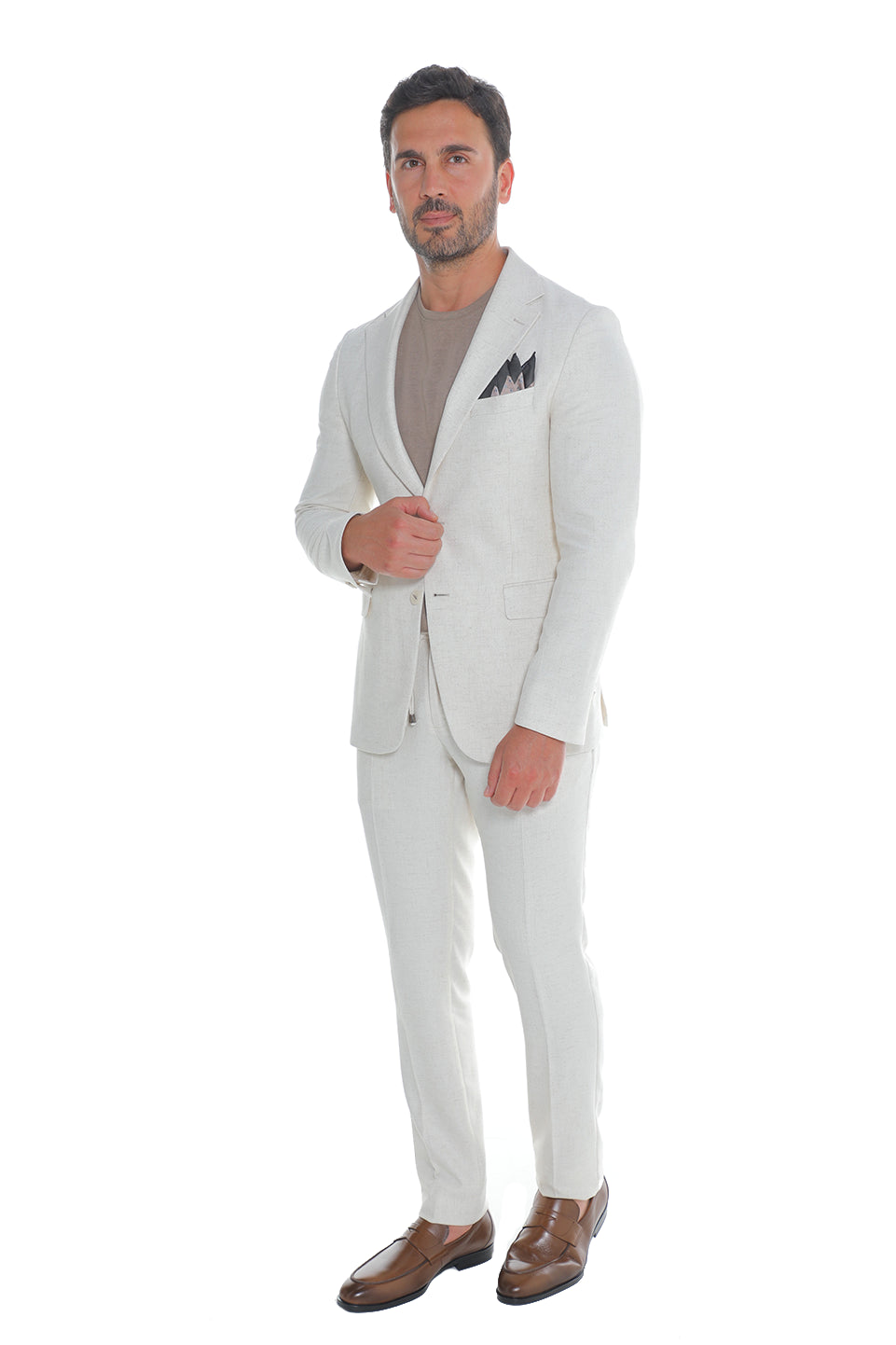 Smart Casual Light Beige Suit