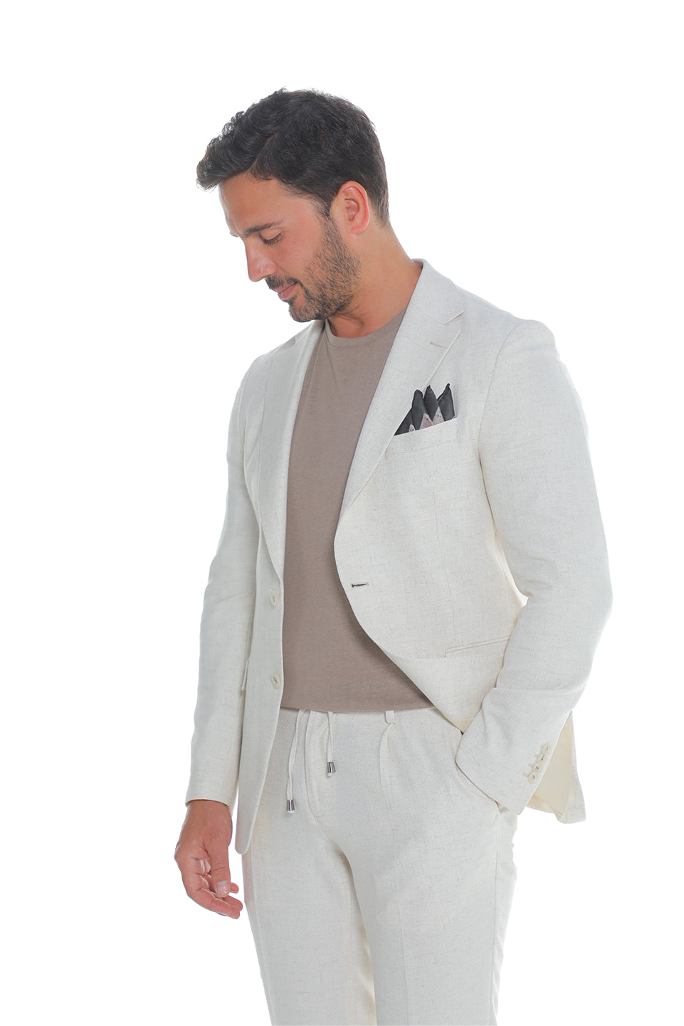 Smart Casual Light Beige Suit